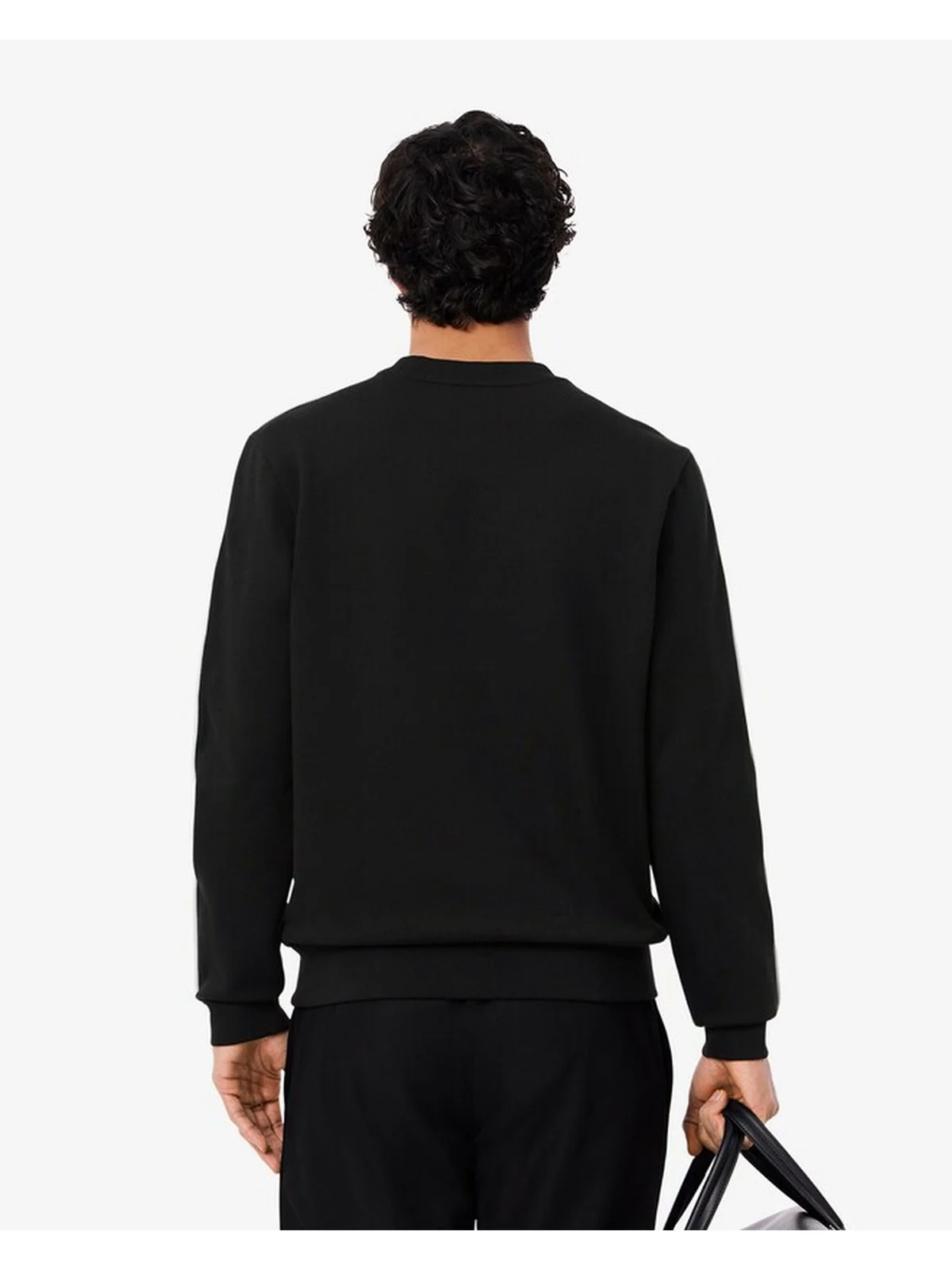 LACOSTE Felpa Uomo  SH9818 031 Nero - Image 4