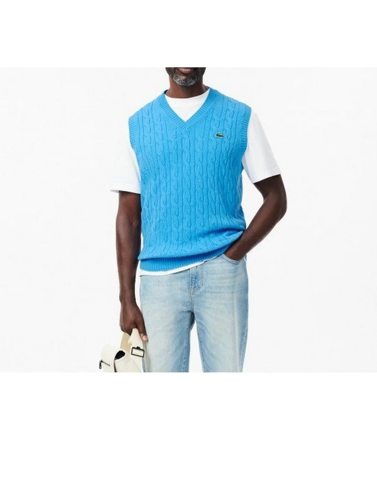 LACOSTE Gilet Uomo  AH3132 4XA Blu - Image 2