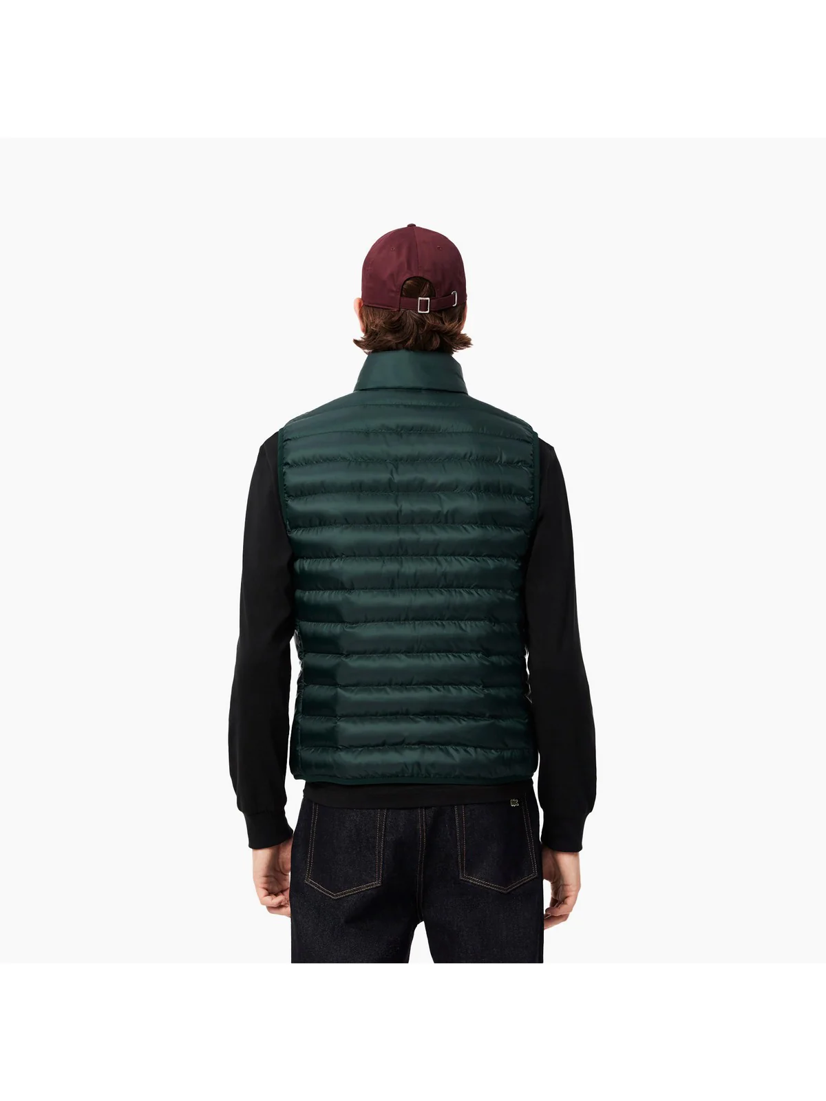 LACOSTE Gilet Uomo  BH2886 YZP Verde - Image 5