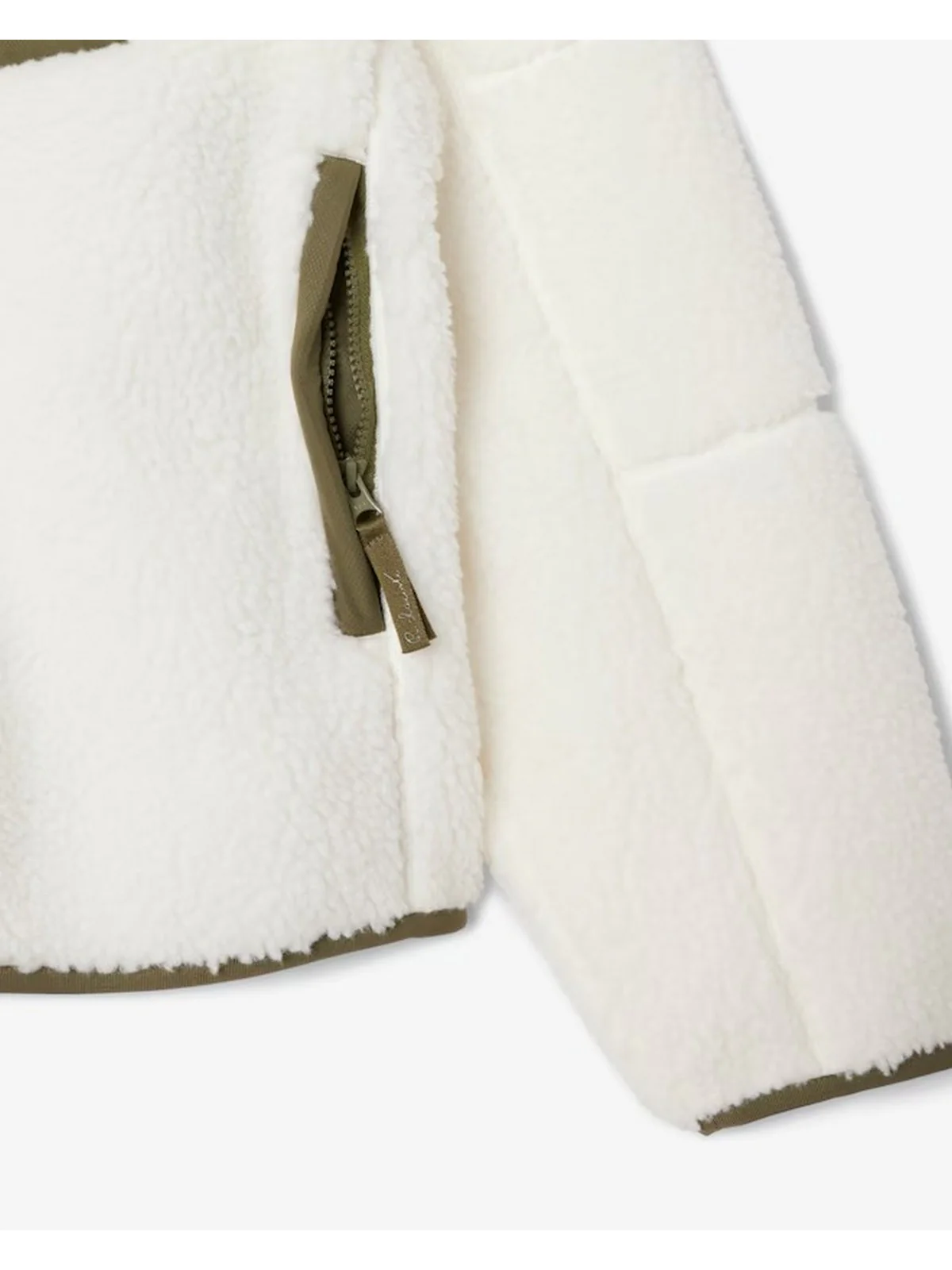 LACOSTE Giubbino Uomo  BH5908 A6I White/Khaki Green - Image 4