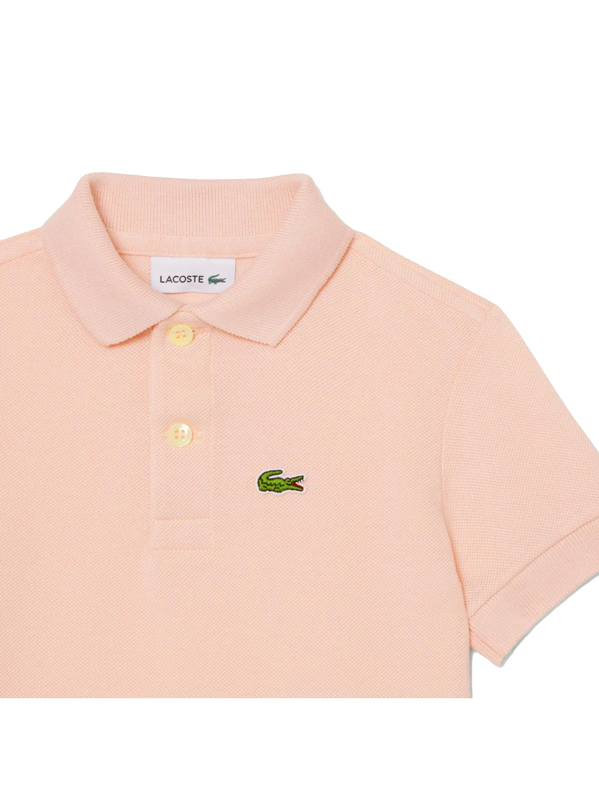 LACOSTE KIDS Polo Unisex bambino LCB NON-ORGANIC PETIT PIQUE PO 847354 AL5 Rosa - Image 2