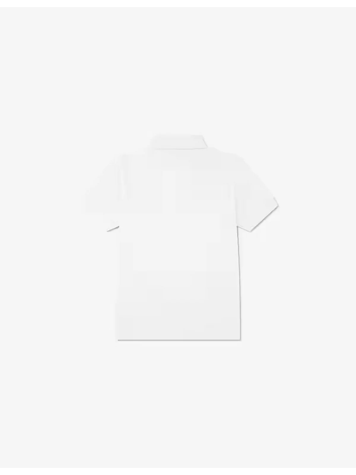 LACOSTE KIDS Polo Unisex bambino LCB NON-ORGANIC PETIT PIQUE PO 847354 W8L Bianco - Image 3
