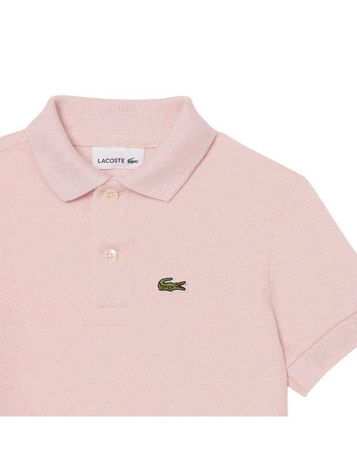 LACOSTE KIDS Polo Unisex bambino LCB NON-ORGANIC PETIT PIQUE PO 947354 AL5 Rosa - Image 2