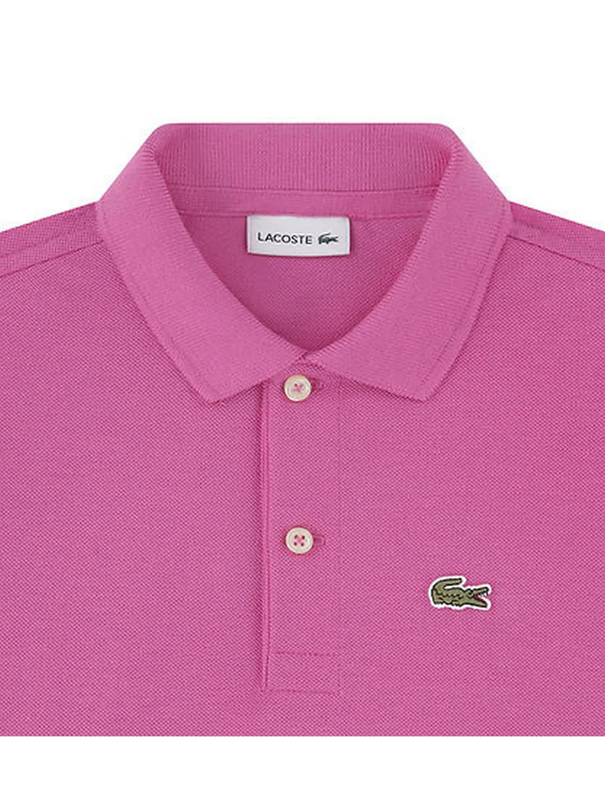 LACOSTE KIDS Polo Unisex bambino LCB NON-ORGANIC PETIT PIQUE PO 947354 GLH FUXIA - Image 2