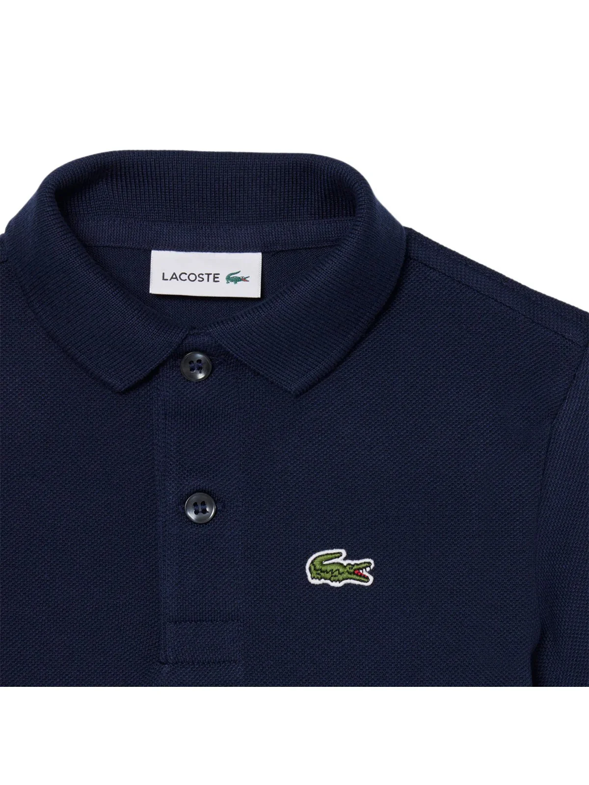 LACOSTE KIDS Polo Unisex bambino LCB NON-ORGANIC PETIT PIQUE PO 947354 UGW Blu - Image 2