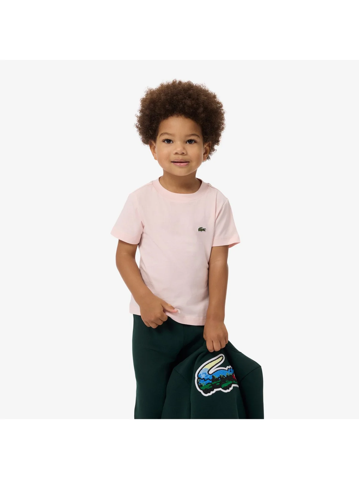 LACOSTE KIDS T-shirt Unisex bambino LCB CORE TEE 847025 AL5 Rosa - Image 3