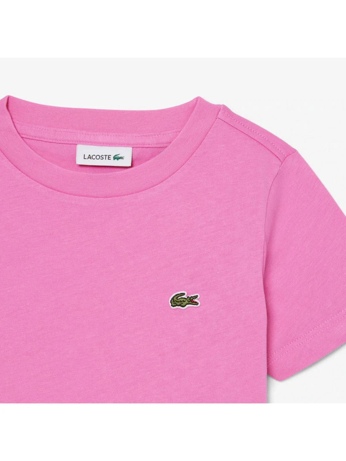 LACOSTE KIDS T-shirt Unisex bambino LCB CORE TEE 847025 GLH Rosa - Image 5