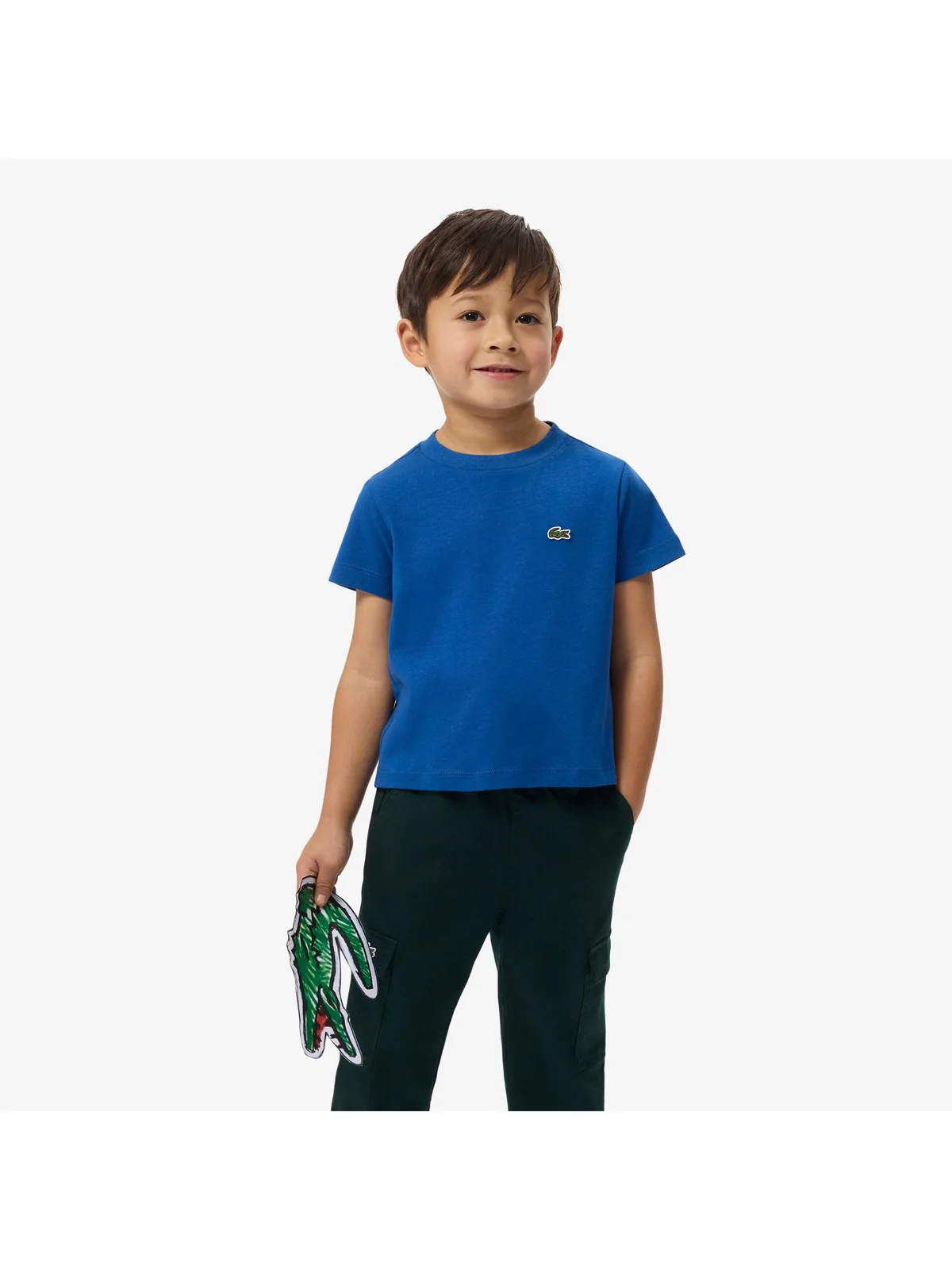 LACOSTE KIDS T-shirt Unisex bambino LCB CORE TEE 847025 UFT Blu - Image 2