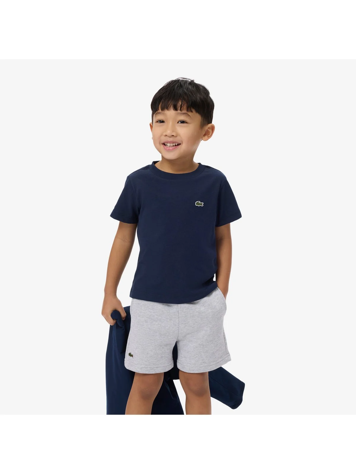 LACOSTE KIDS T-shirt Unisex bambino LCB CORE TEE 847025 UGW Blu - Image 4