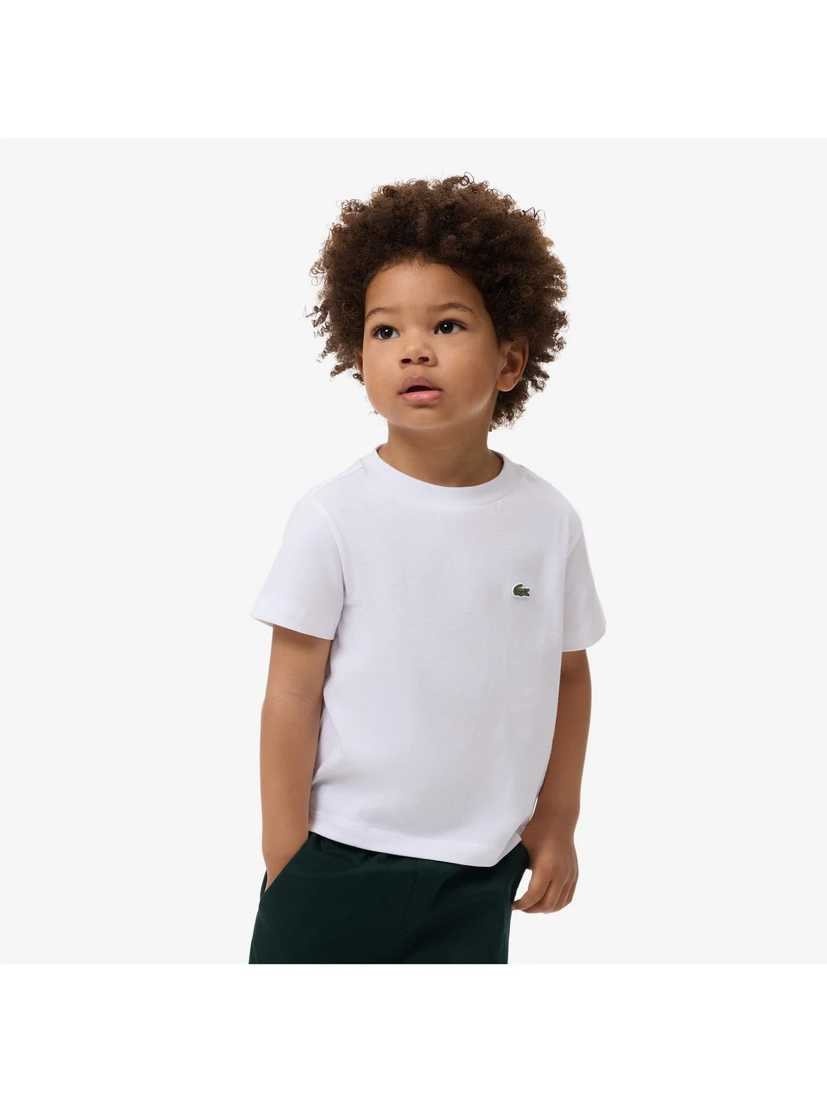 LACOSTE KIDS T-shirt Unisex bambino LCB CORE TEE 847025 W8L Bianco - Image 3