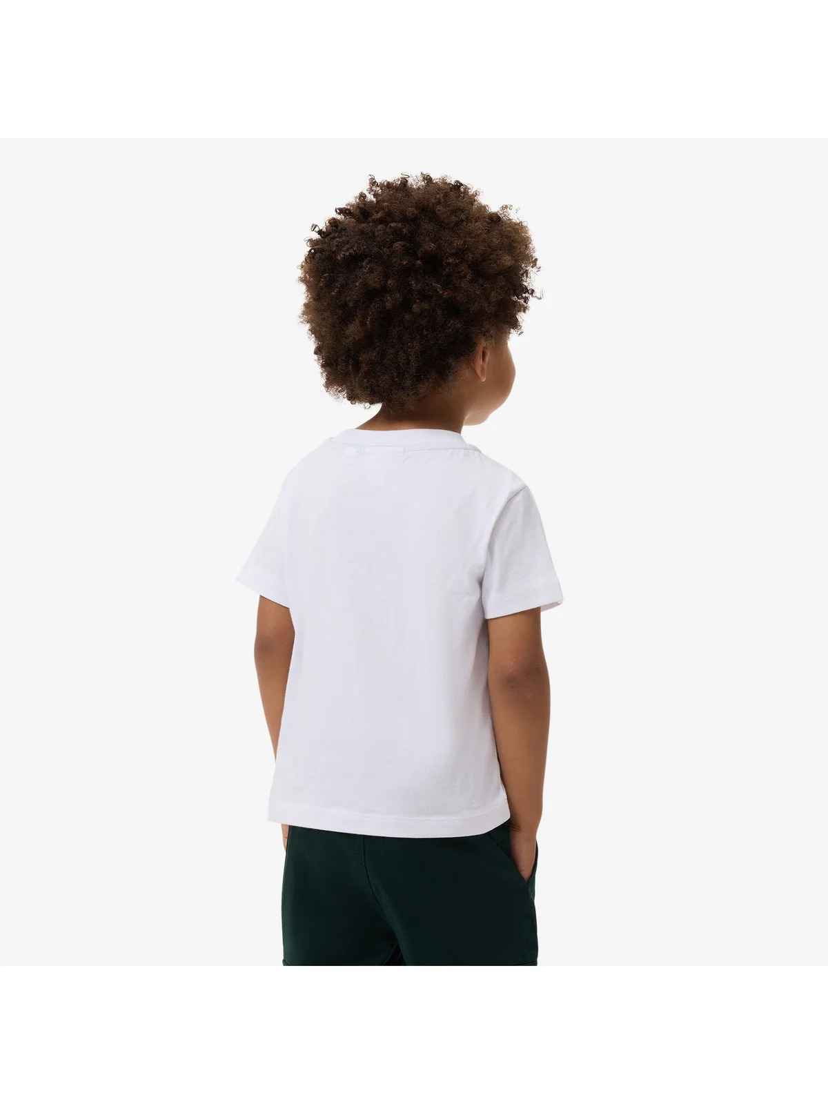 LACOSTE KIDS T-shirt Unisex bambino LCB CORE TEE 847025 W8L Bianco - Image 4