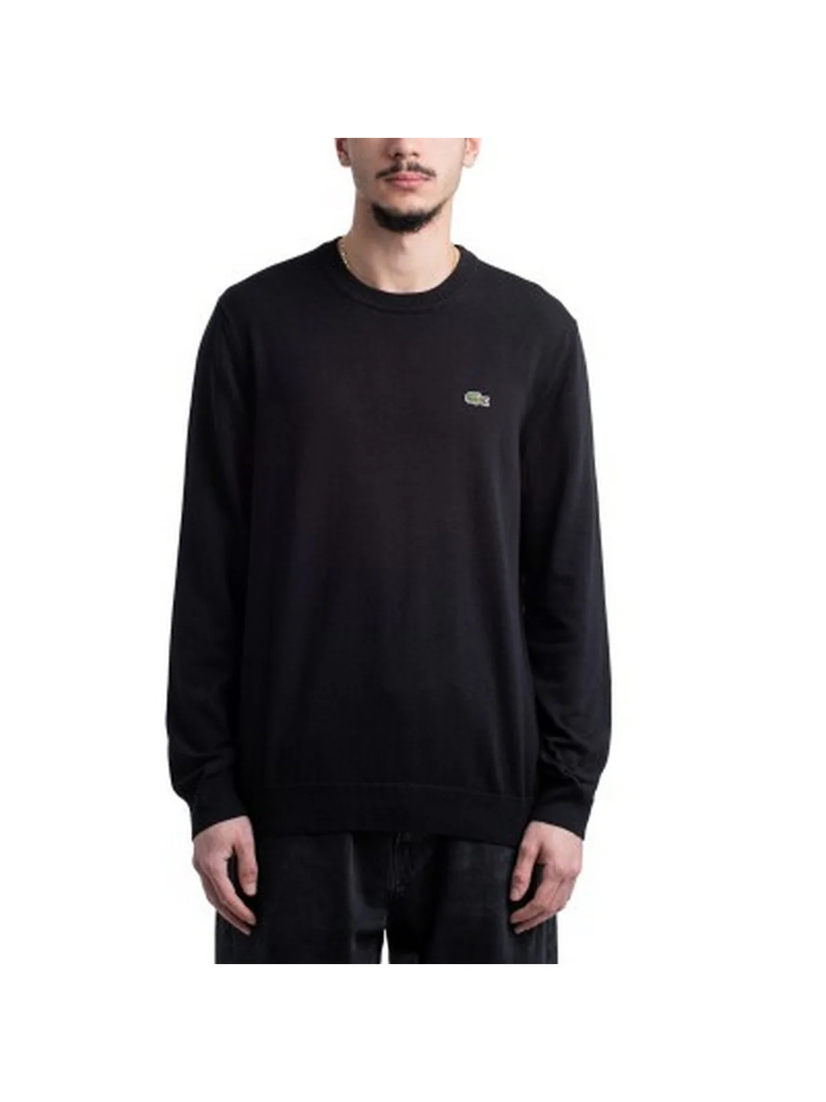 LACOSTE Maglia Uomo  AH0128 031 Nero - Image 2