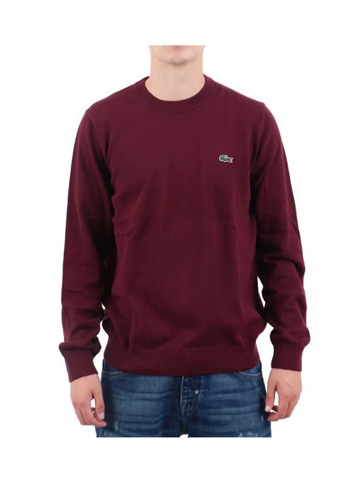 LACOSTE Maglia Uomo  AH0128 BZD Rosso - Image 3