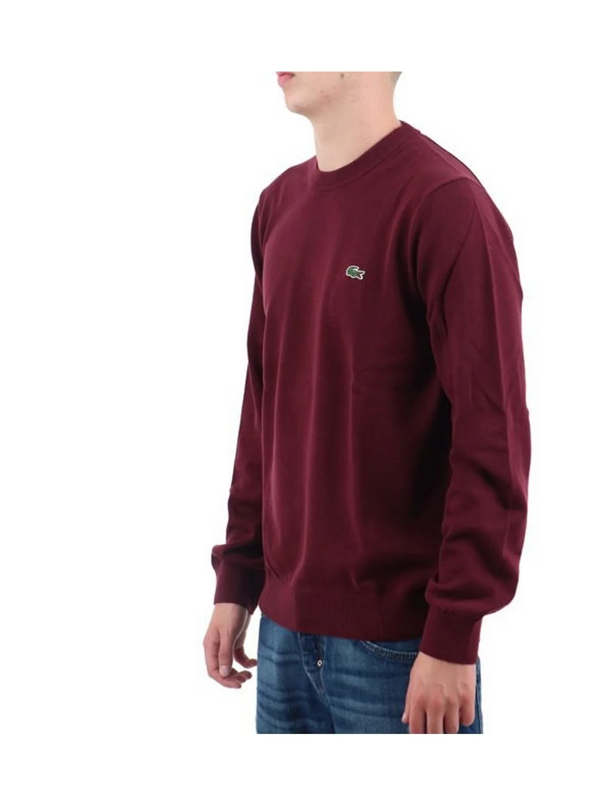 LACOSTE Maglia Uomo  AH0128 BZD Rosso - Image 4