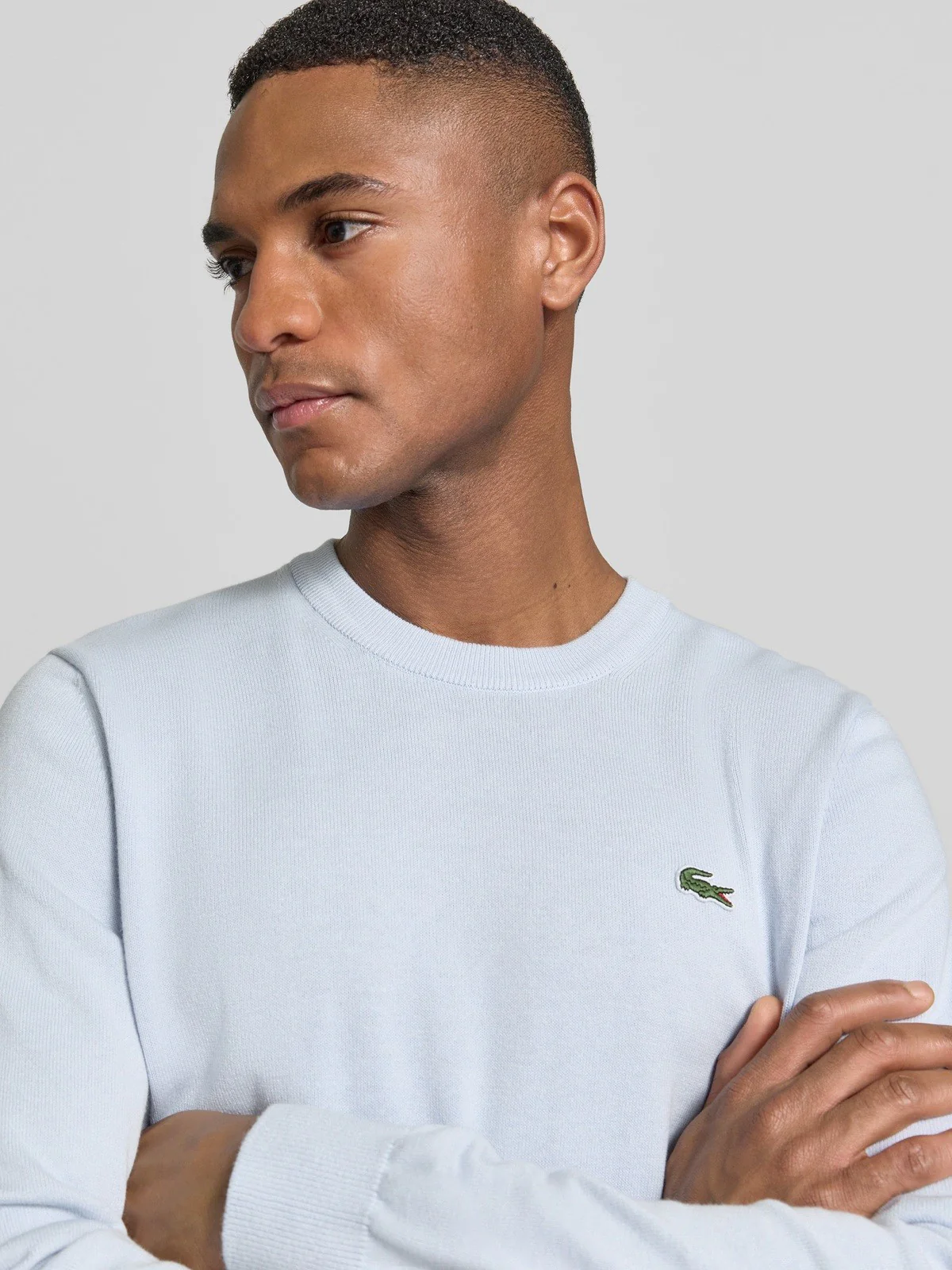 LACOSTE Maglia Uomo  AH0128 J2G BLU CHIARO - Image 2