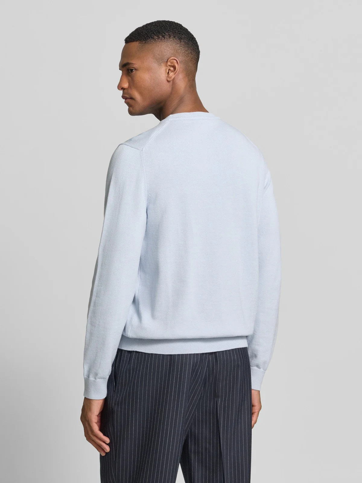 LACOSTE Maglia Uomo  AH0128 J2G BLU CHIARO - Image 4