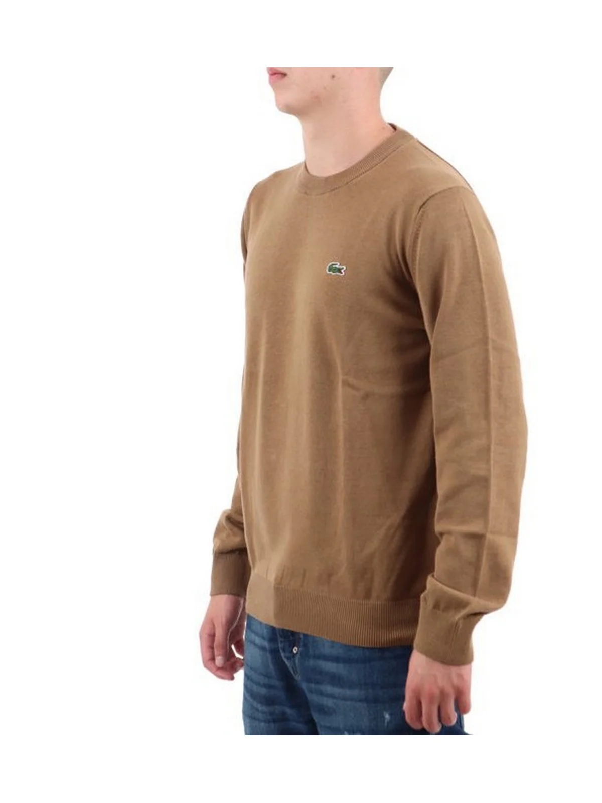 LACOSTE Maglia Uomo  AH0128 SIX Marrone - Image 3