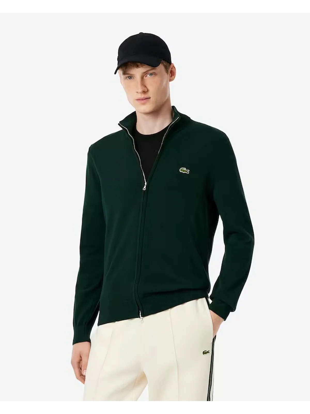 LACOSTE Maglione Uomo  AH1957 YZP Verde - Image 5