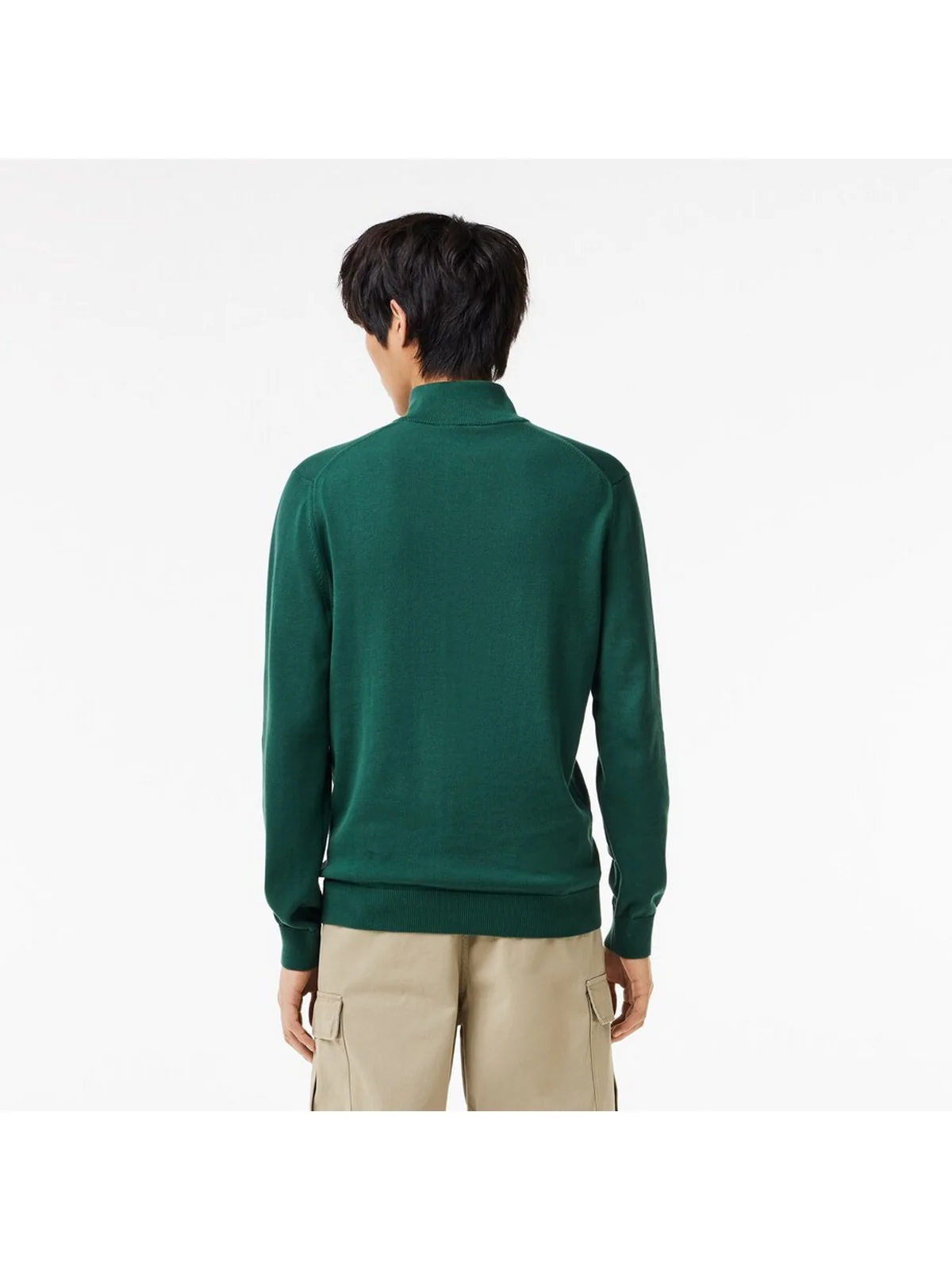 LACOSTE Maglione Uomo  AH1980 YZP Verde - Image 3