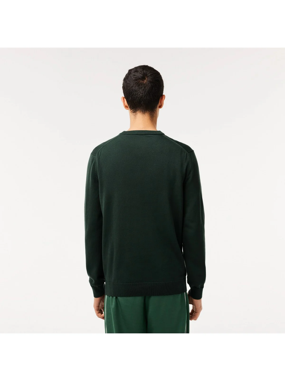 LACOSTE Maglione Uomo  AH1985 YZP Verde - Image 4