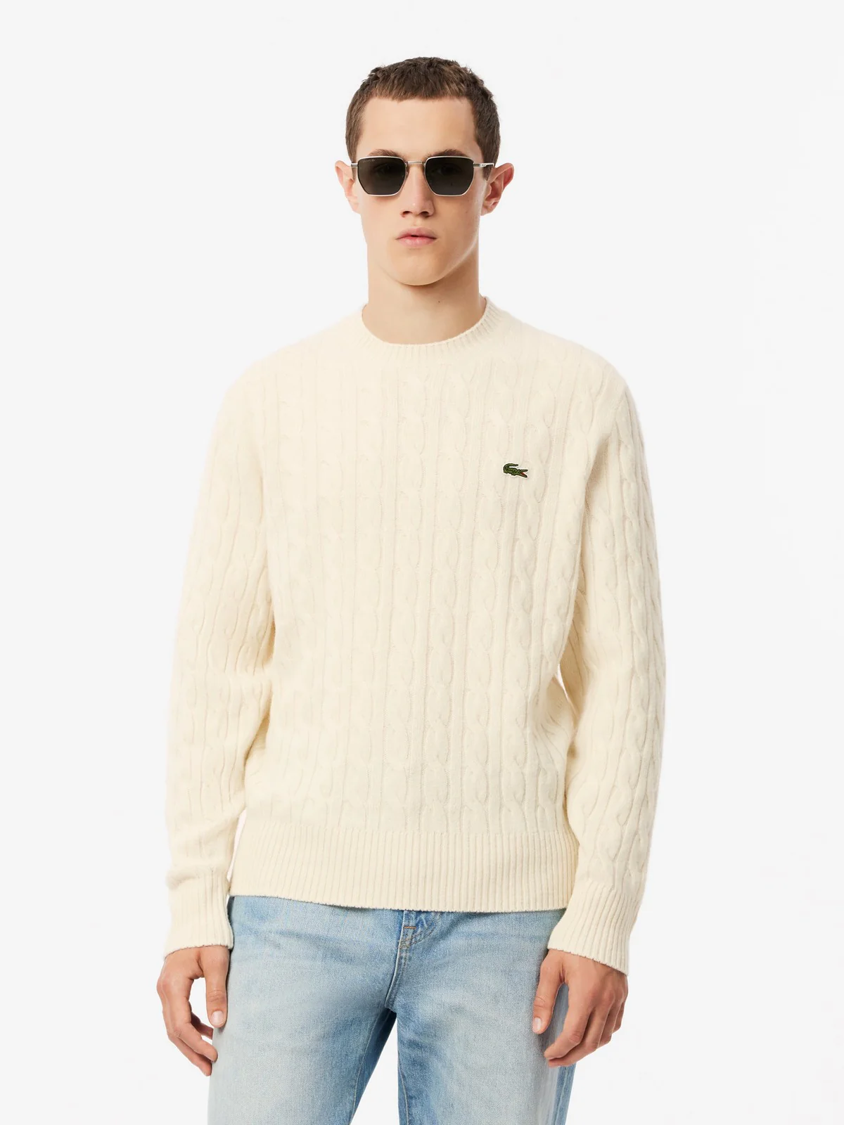 LACOSTE Maglione Uomo AH2924 XFJ Beige - Image 2