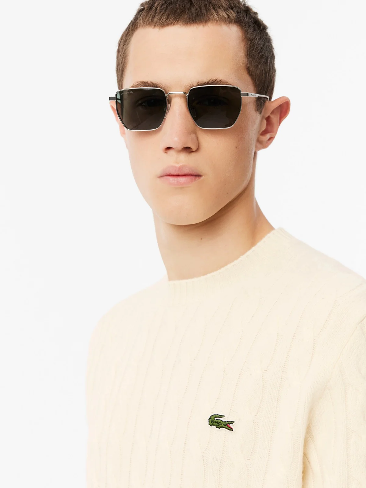 LACOSTE Maglione Uomo AH2924 XFJ Beige - Image 3