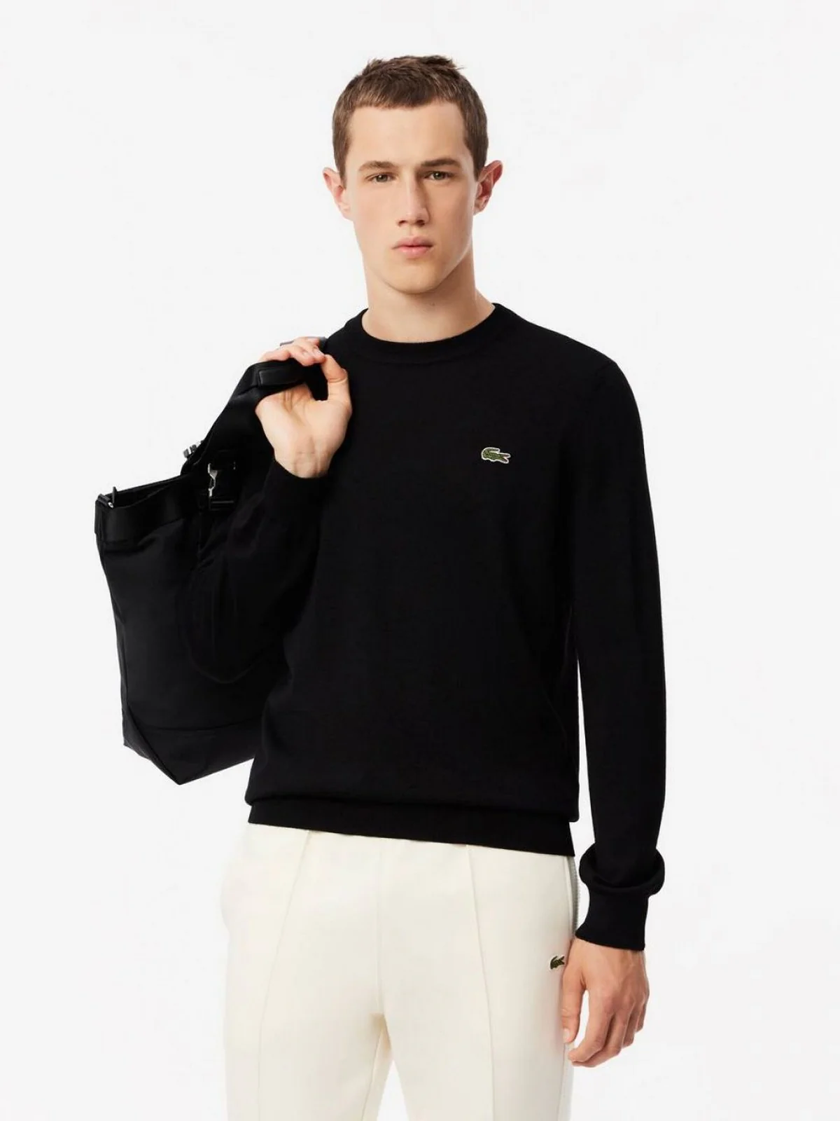 LACOSTE Maglione Uomo AH3225 031 Nero - Image 2