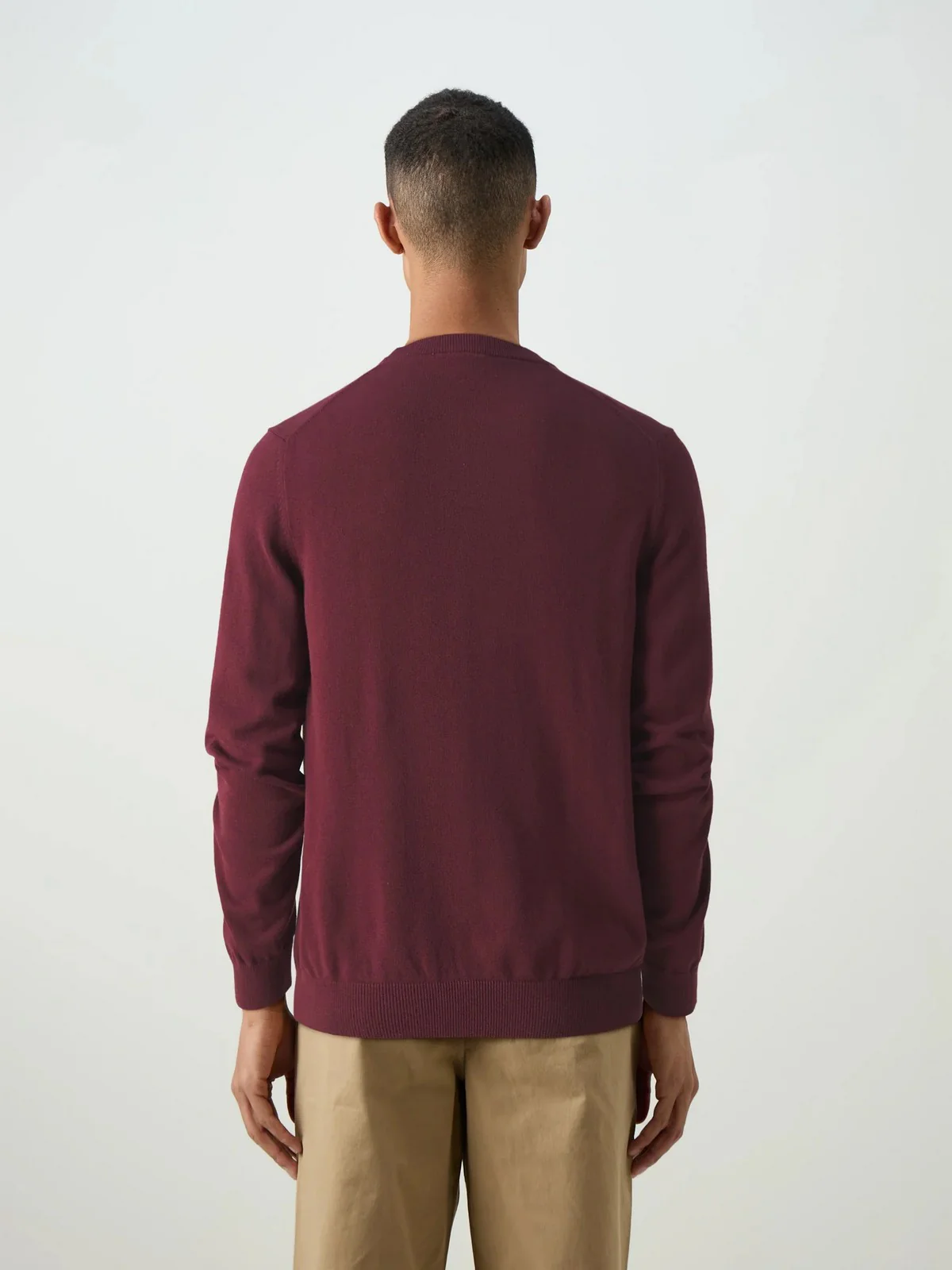 LACOSTE Maglione Uomo  AH3225 476 BORDEAUX - Image 3