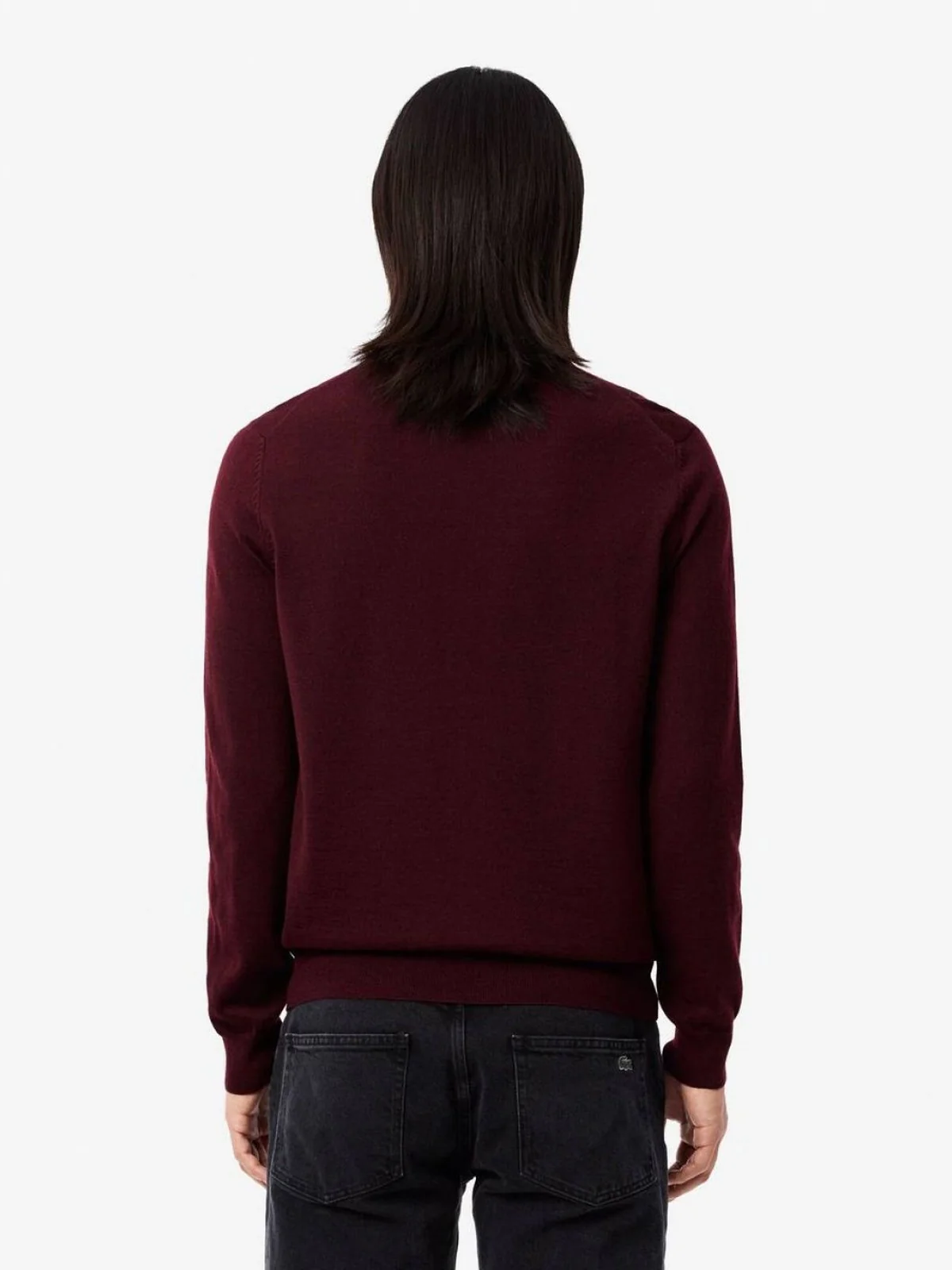 LACOSTE Maglione Uomo  AH3225 BZD Rosso - Image 4