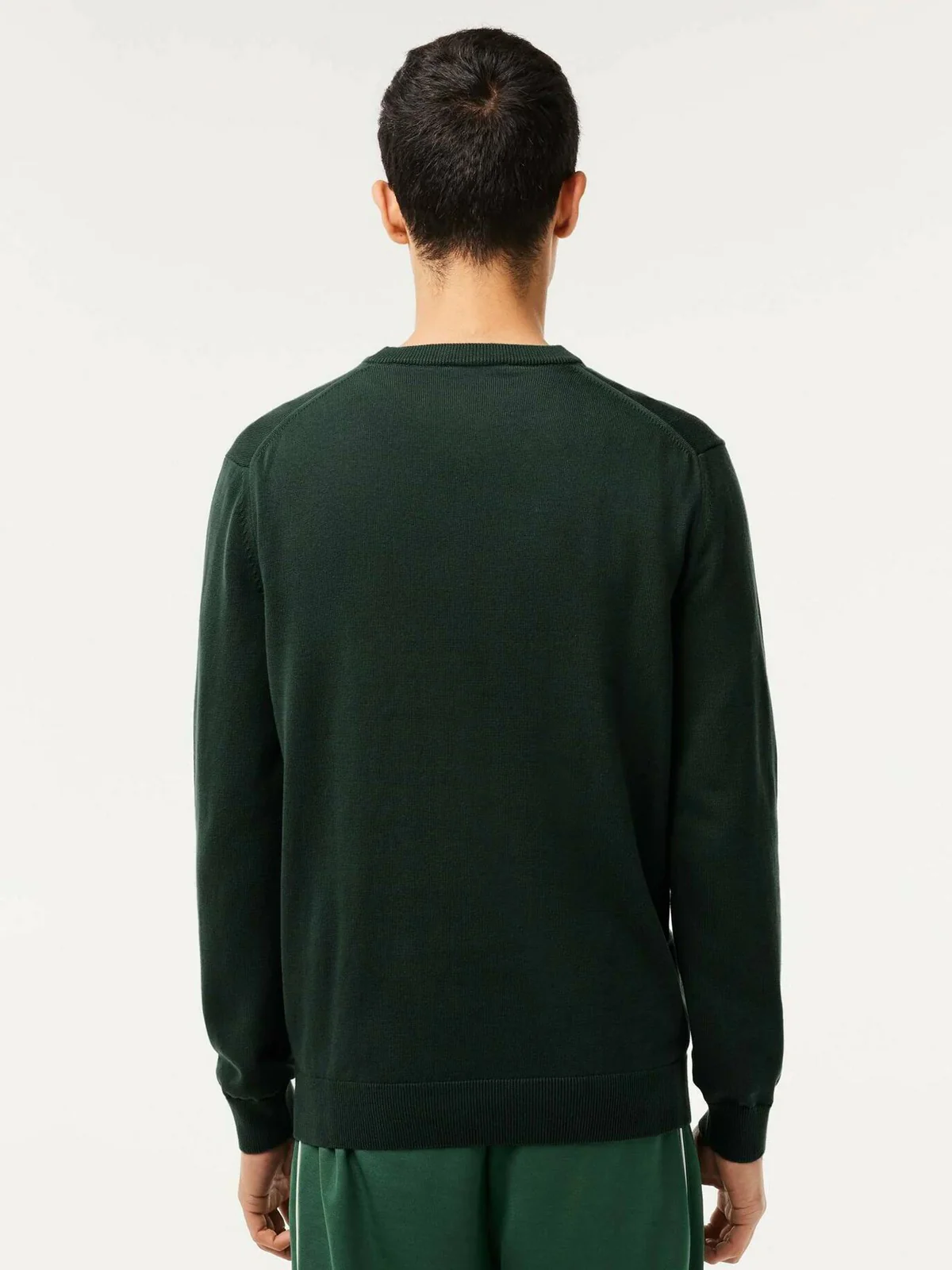 LACOSTE Maglione Uomo  AH3225 YZP Verde - Image 3