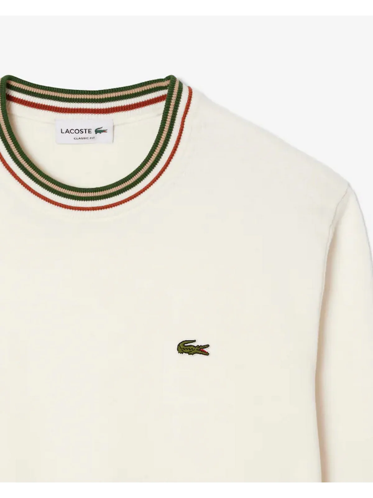 LACOSTE Maglione Uomo  AH5158 X0N PANNA - Image 2