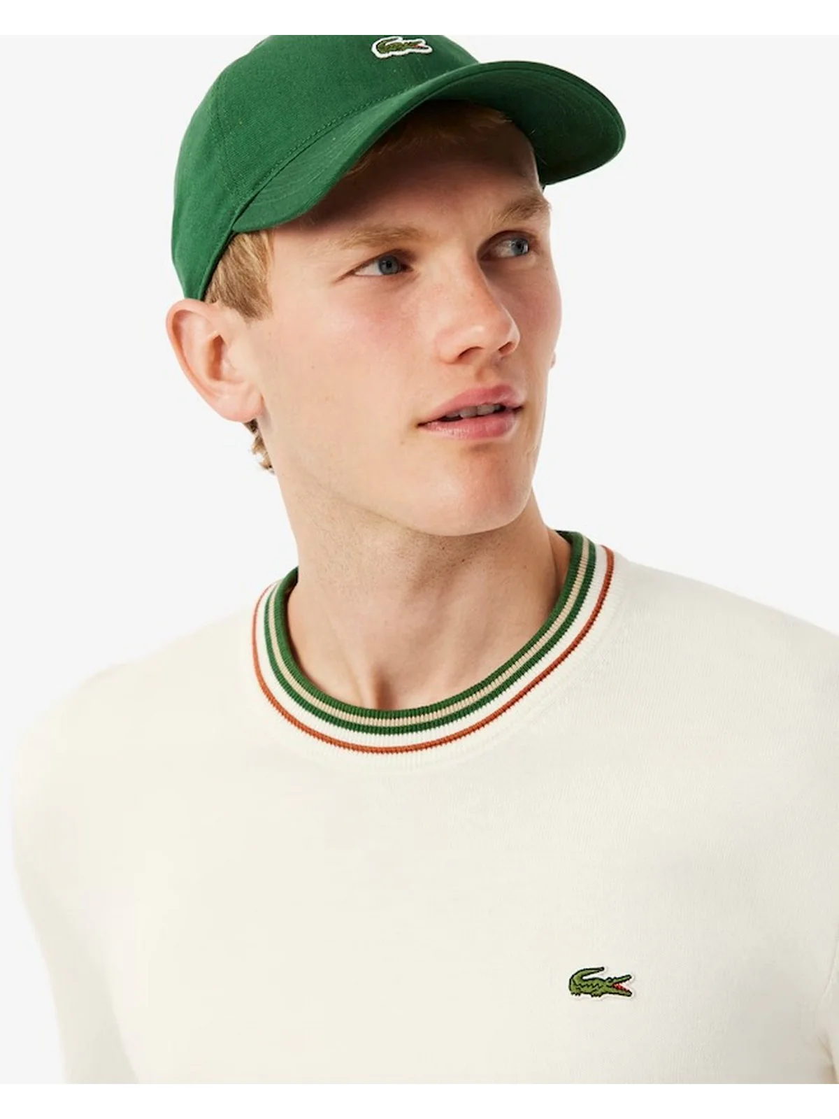 LACOSTE Maglione Uomo  AH5158 X0N PANNA - Image 4