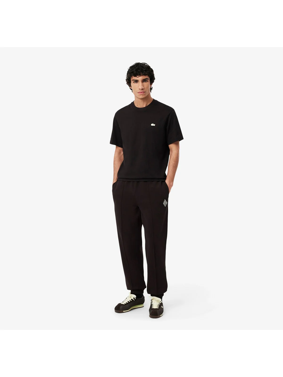LACOSTE Pantalone Donna XH0033 3LA Marrone - Image 2