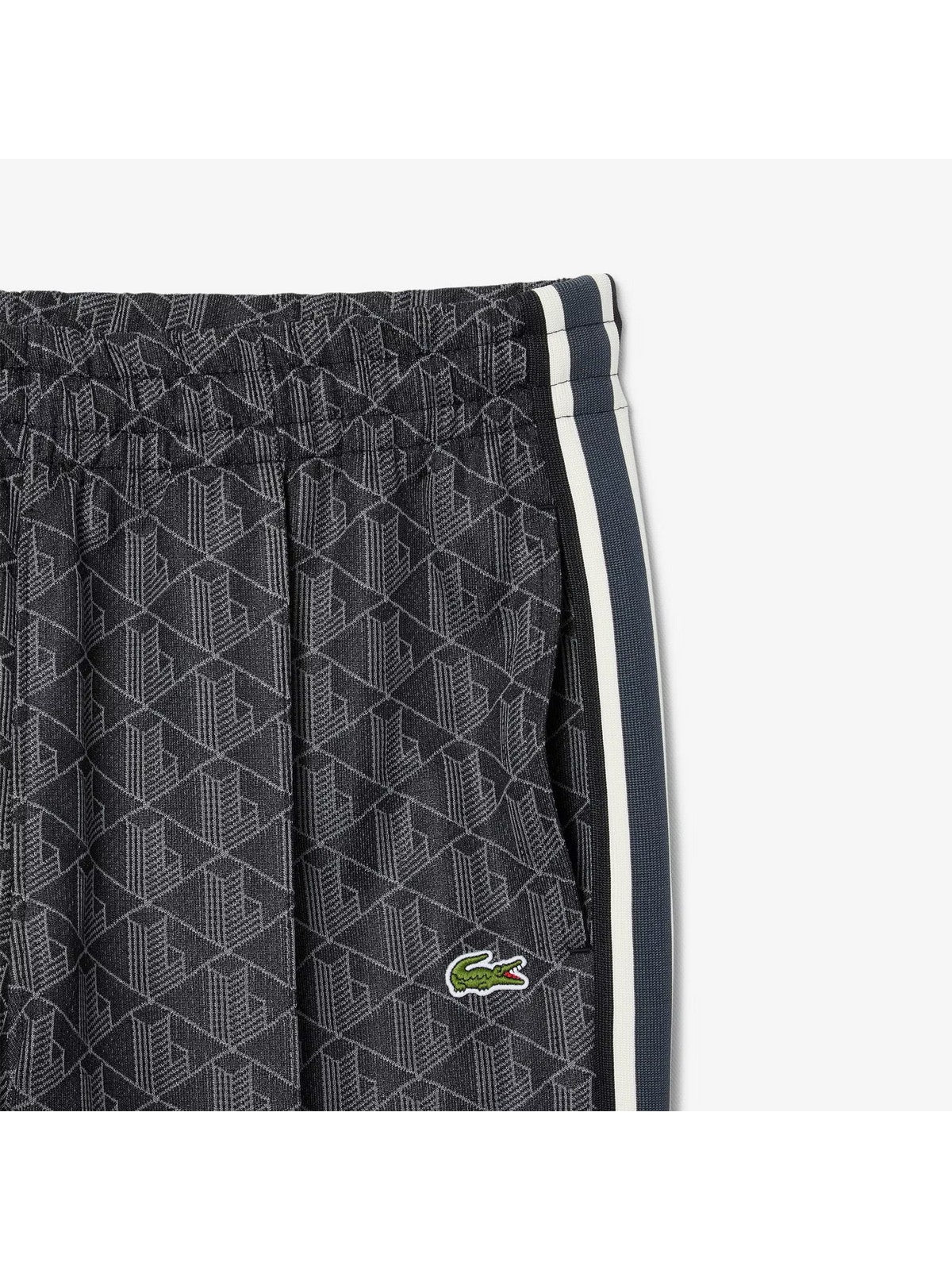 LACOSTE Pantalone Uomo  XH1440 4PC NERO/GRIGIO SCURO - Image 5