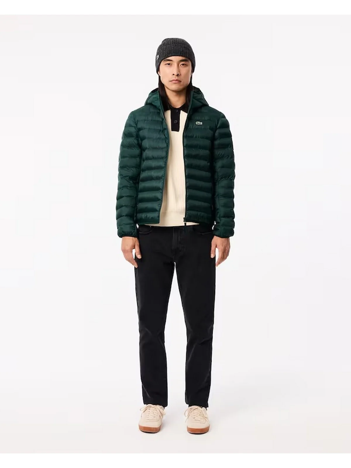 LACOSTE Piumino Uomo  BH2909 YZP Verde - Image 5
