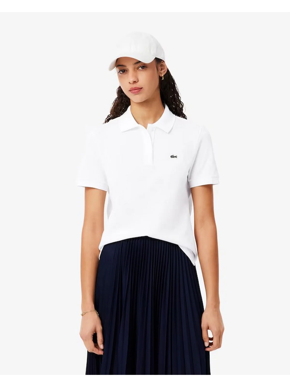 LACOSTE Polo Donna  PF7839 001 Bianco - Image 2
