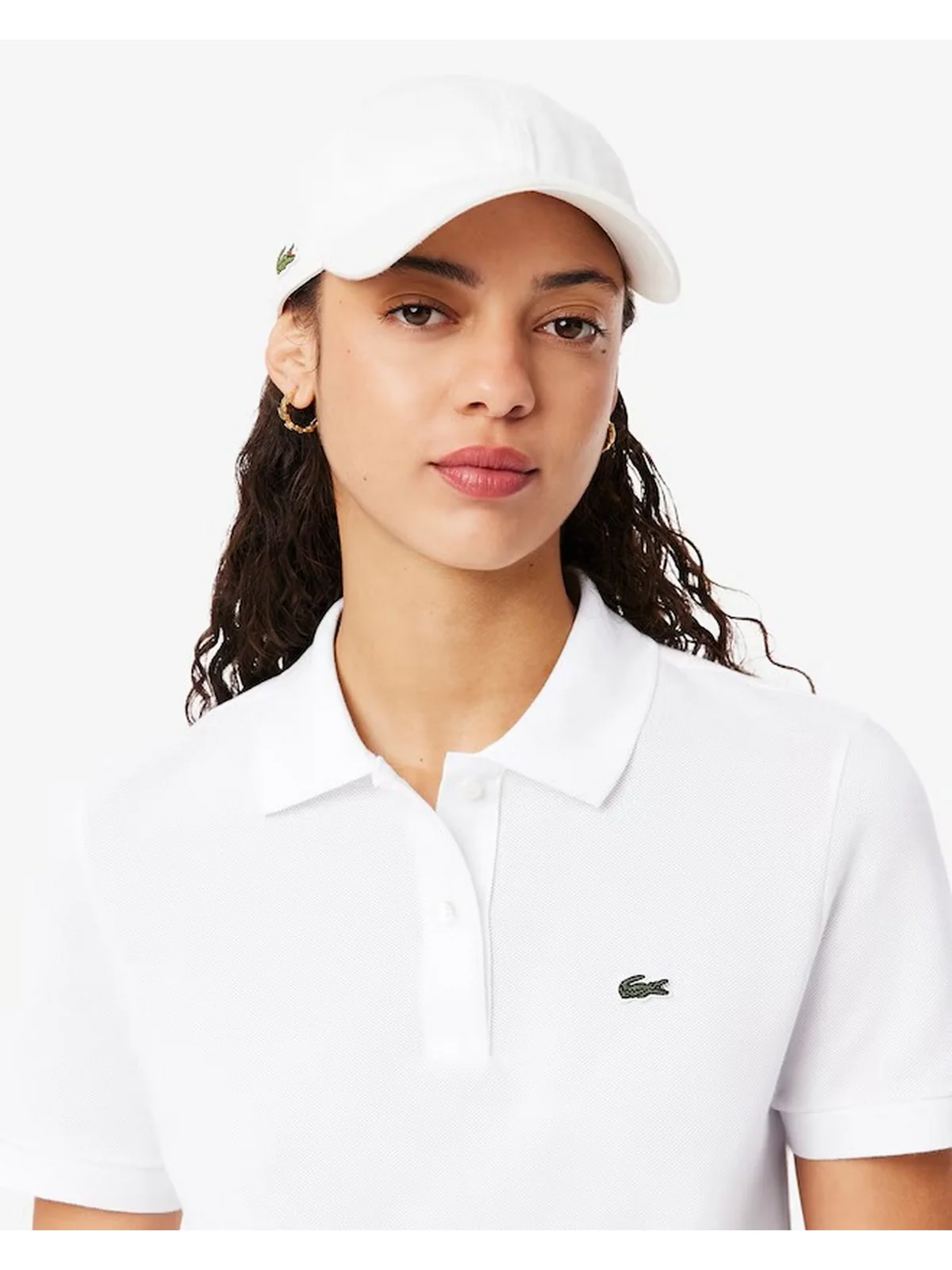 LACOSTE Polo Donna  PF7839 001 Bianco - Image 3