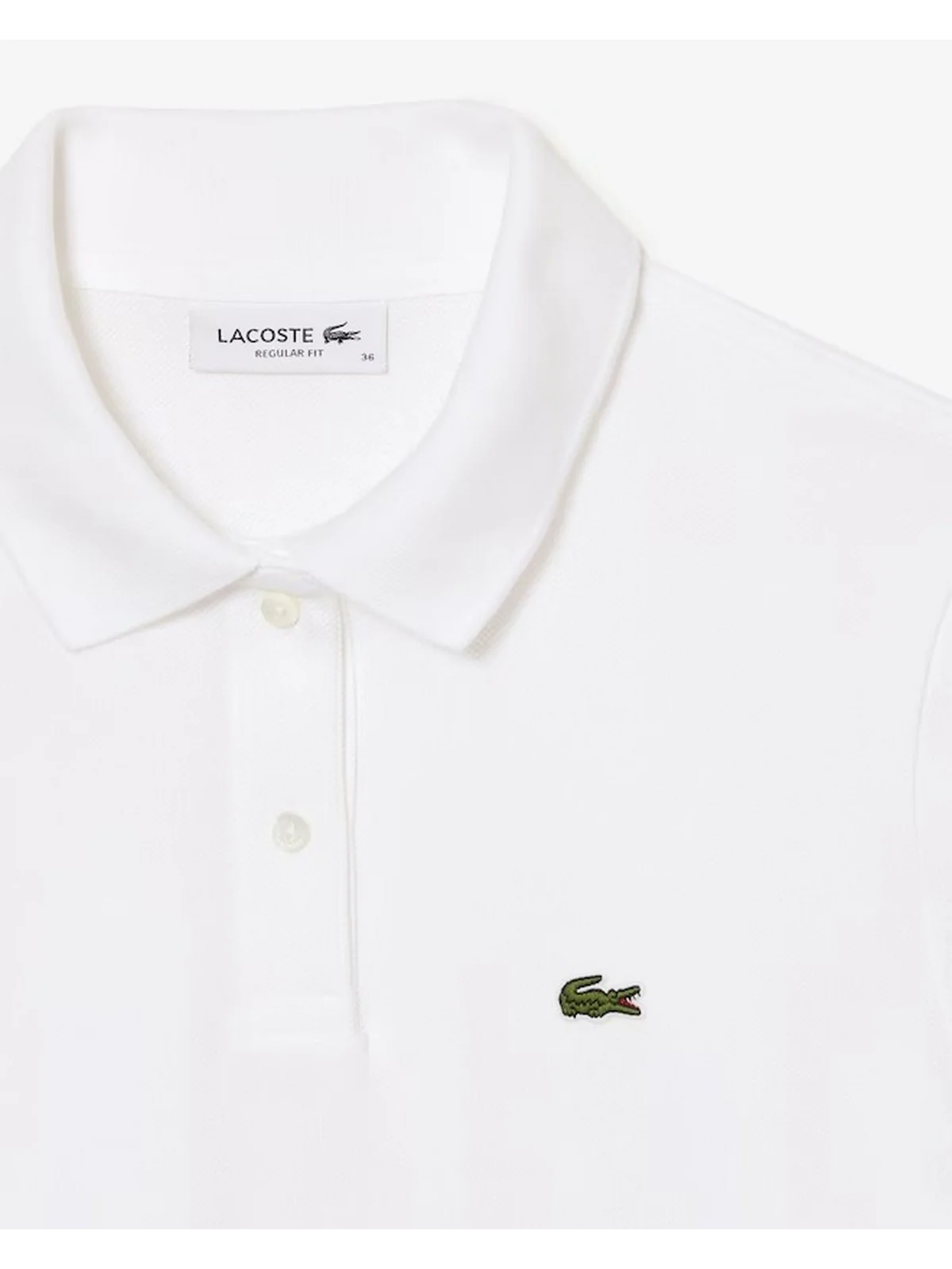 LACOSTE Polo Donna  PF7839 001 Bianco - Image 5