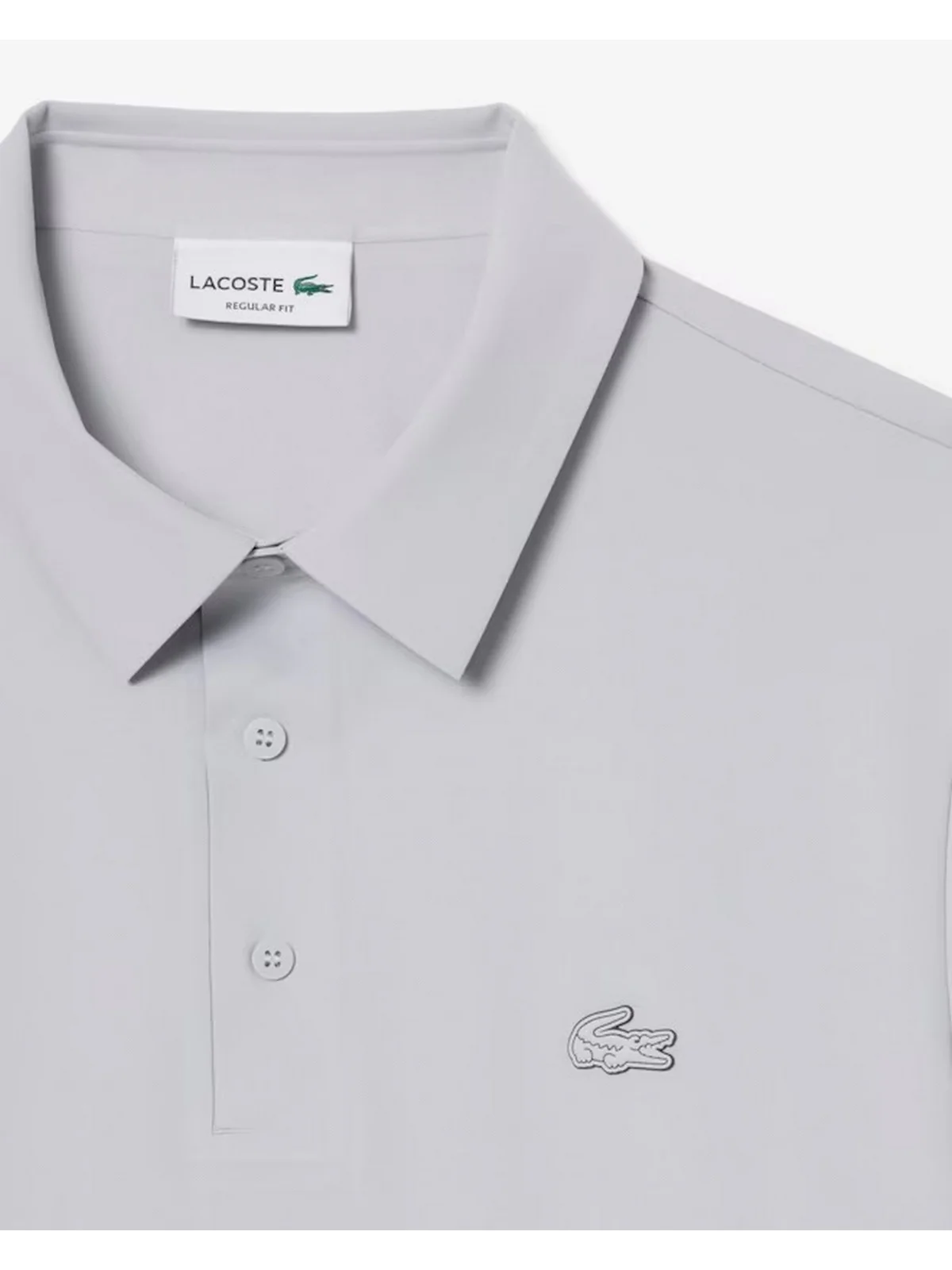 LACOSTE Polo Uomo  DH1604 ACZ GRIGIO CHIARO - Image 4