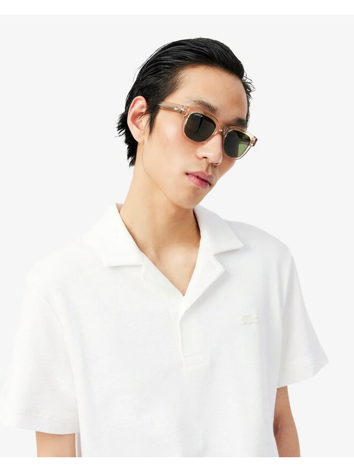 LACOSTE Polo Uomo  DH1969 70V Bianco - Image 4