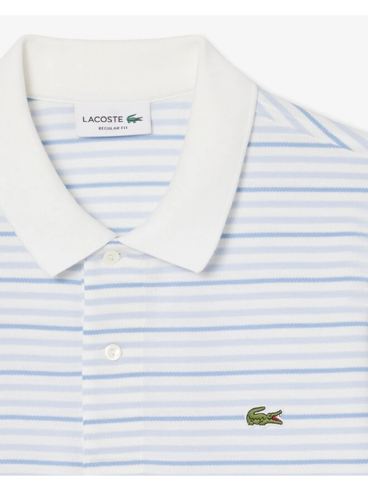 LACOSTE Polo Uomo  PH0871 WB5 BLU CHIARO/BIANCO - Image 3