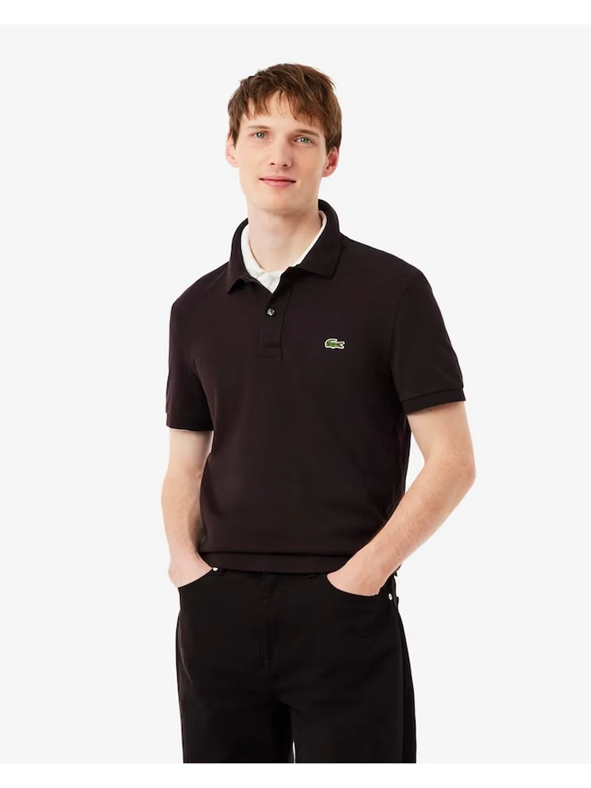 LACOSTE Polo Uomo  PH4012 3LA Marrone - Image 2