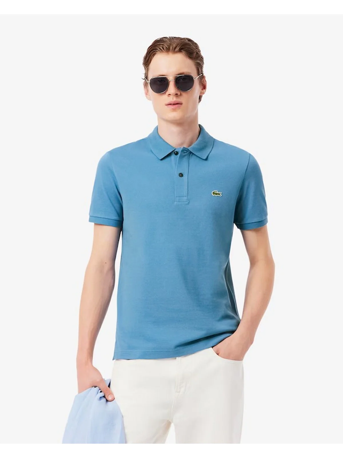 LACOSTE Polo Uomo  PH4012 JBK Bleu - Image 3