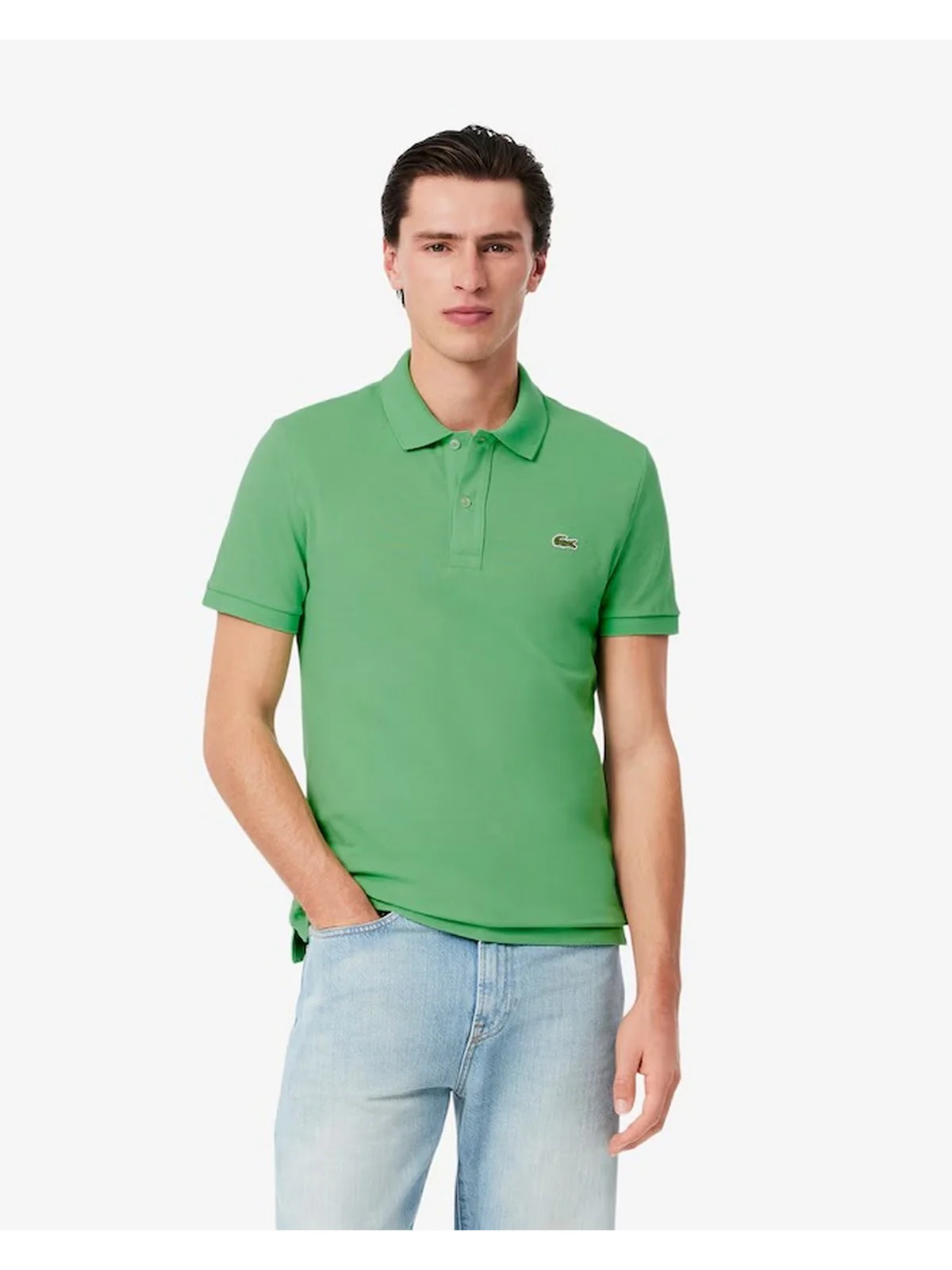 LACOSTE Polo Uomo  PH4012 TTF Verde - Image 2