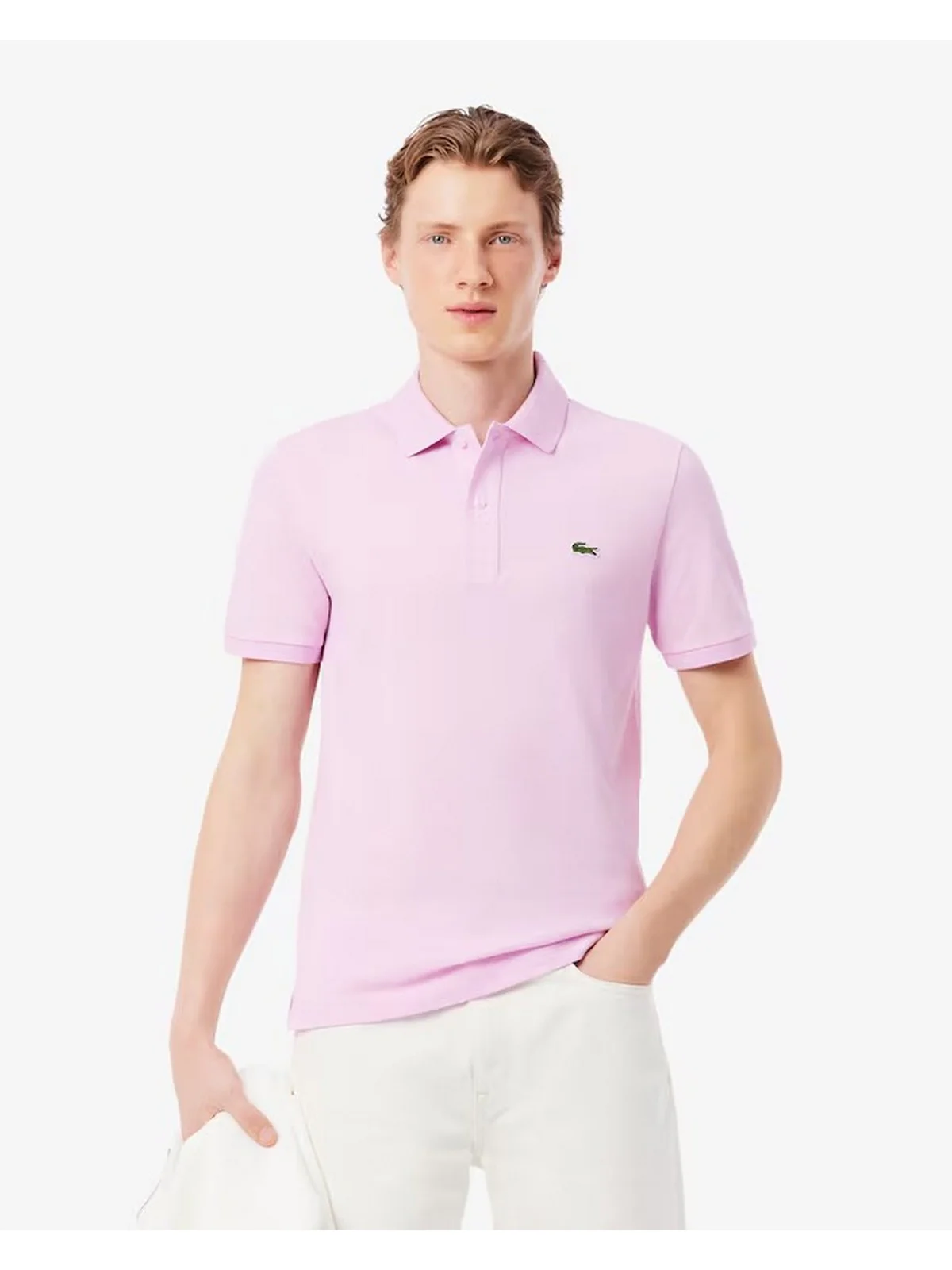 LACOSTE Polo Uomo  PH4012 Z4H Rosa - Image 2