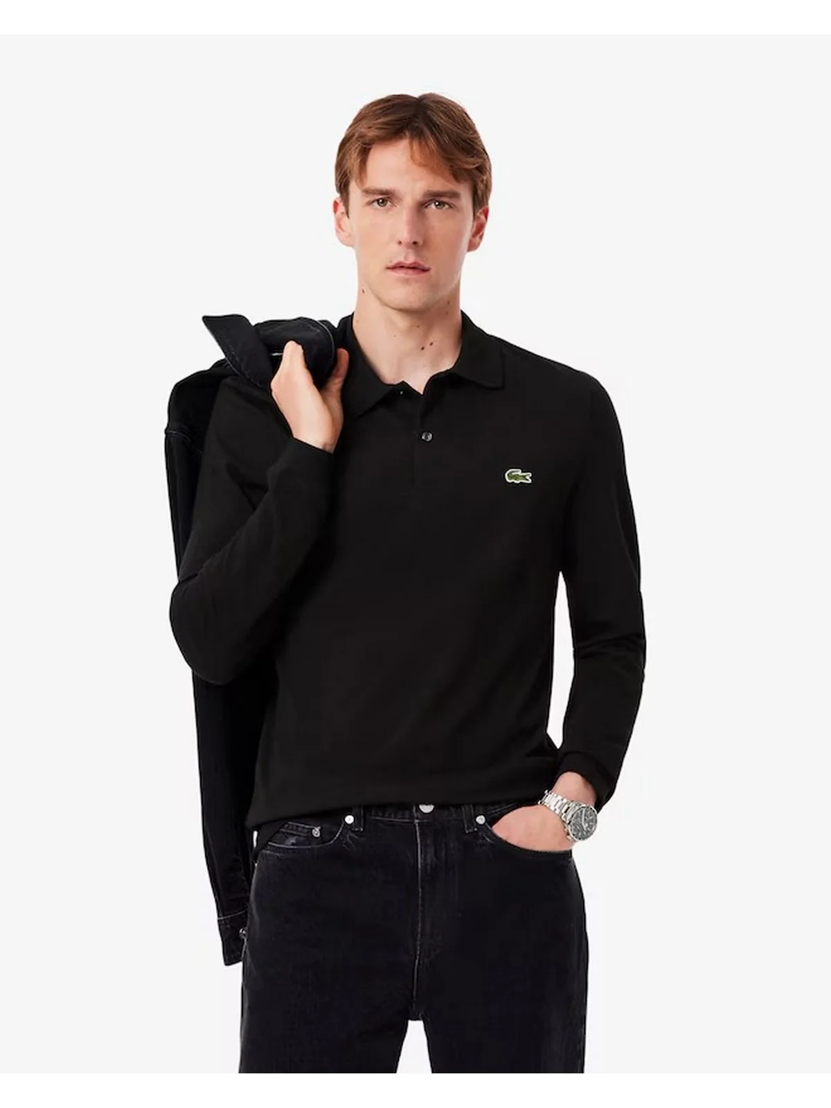 LACOSTE Polo Uomo  PH4013 031 Nero - Image 2
