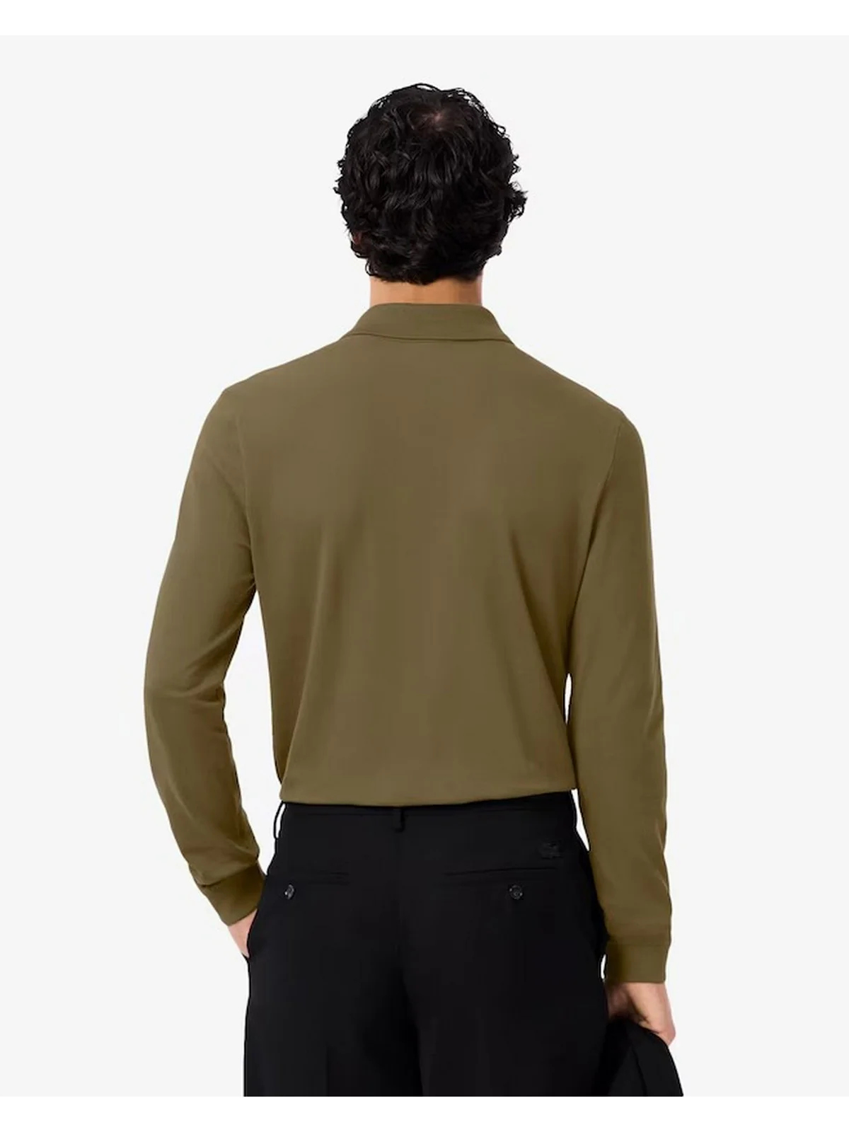 LACOSTE Polo Uomo PH4013 E9F VERDE CACHI - Image 4