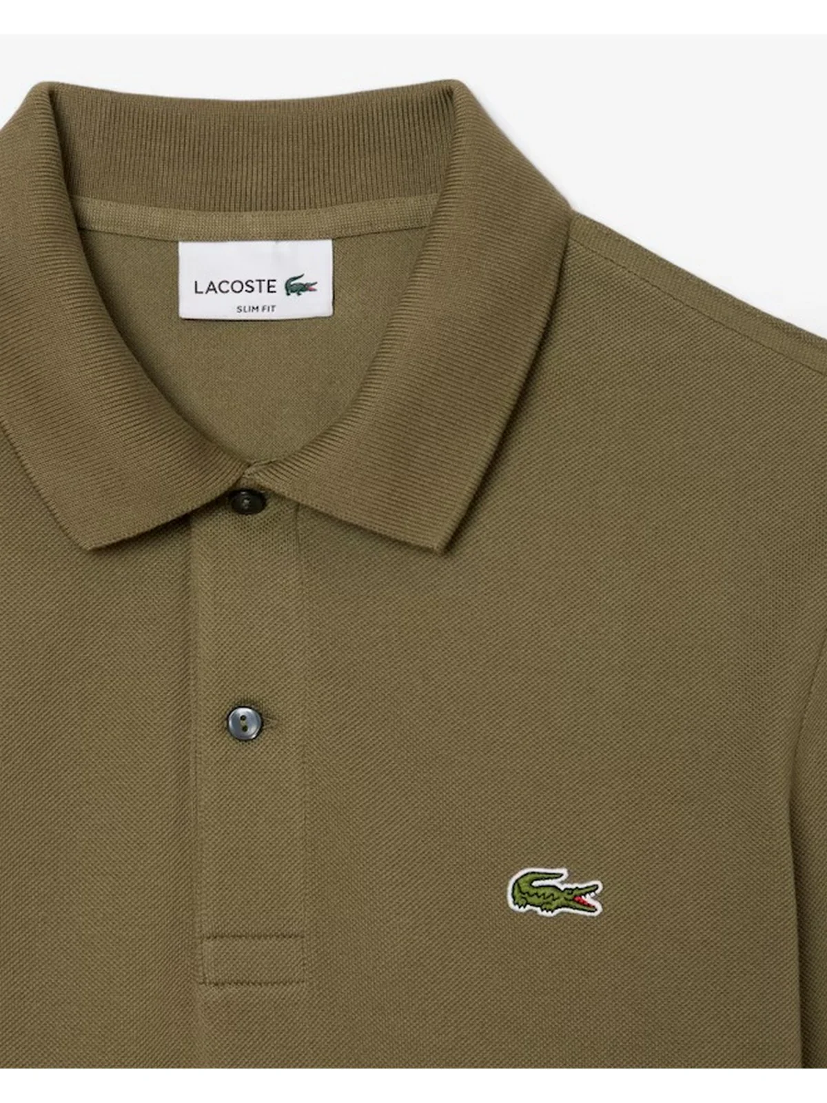 LACOSTE Polo Uomo PH4013 E9F VERDE CACHI - Image 5