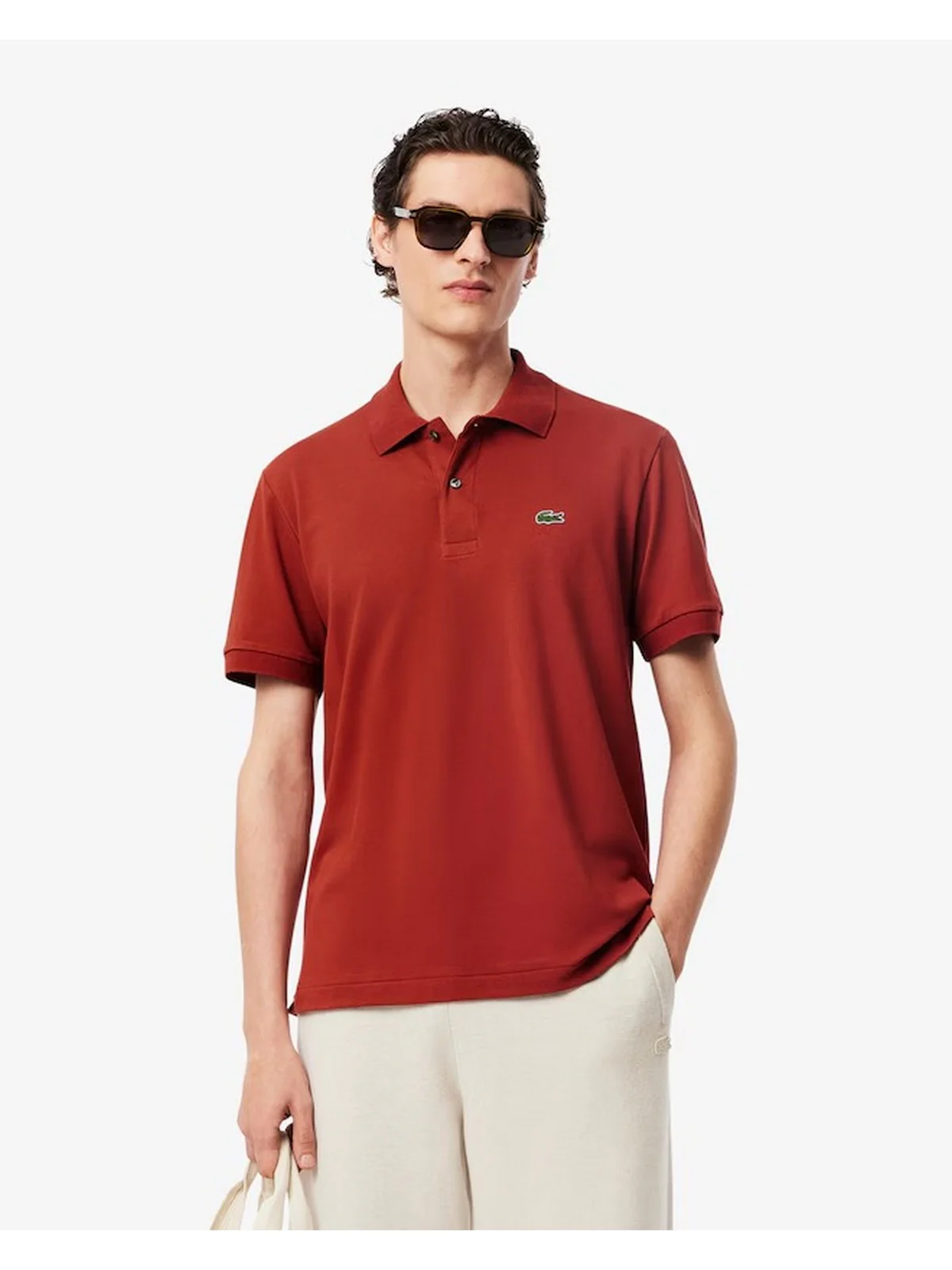 LACOSTE Polo Uomo PH9851 AFS Marrone - Image 2