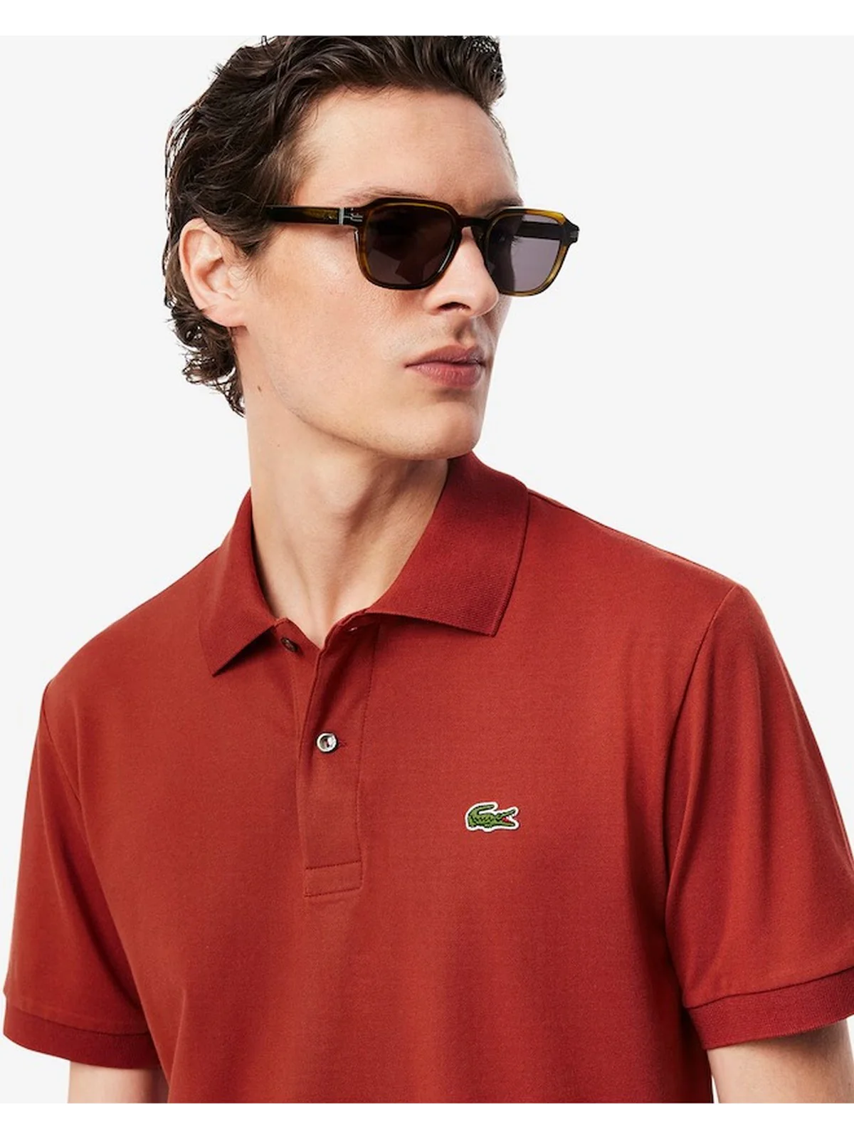 LACOSTE Polo Uomo PH9851 AFS Marrone - Image 3